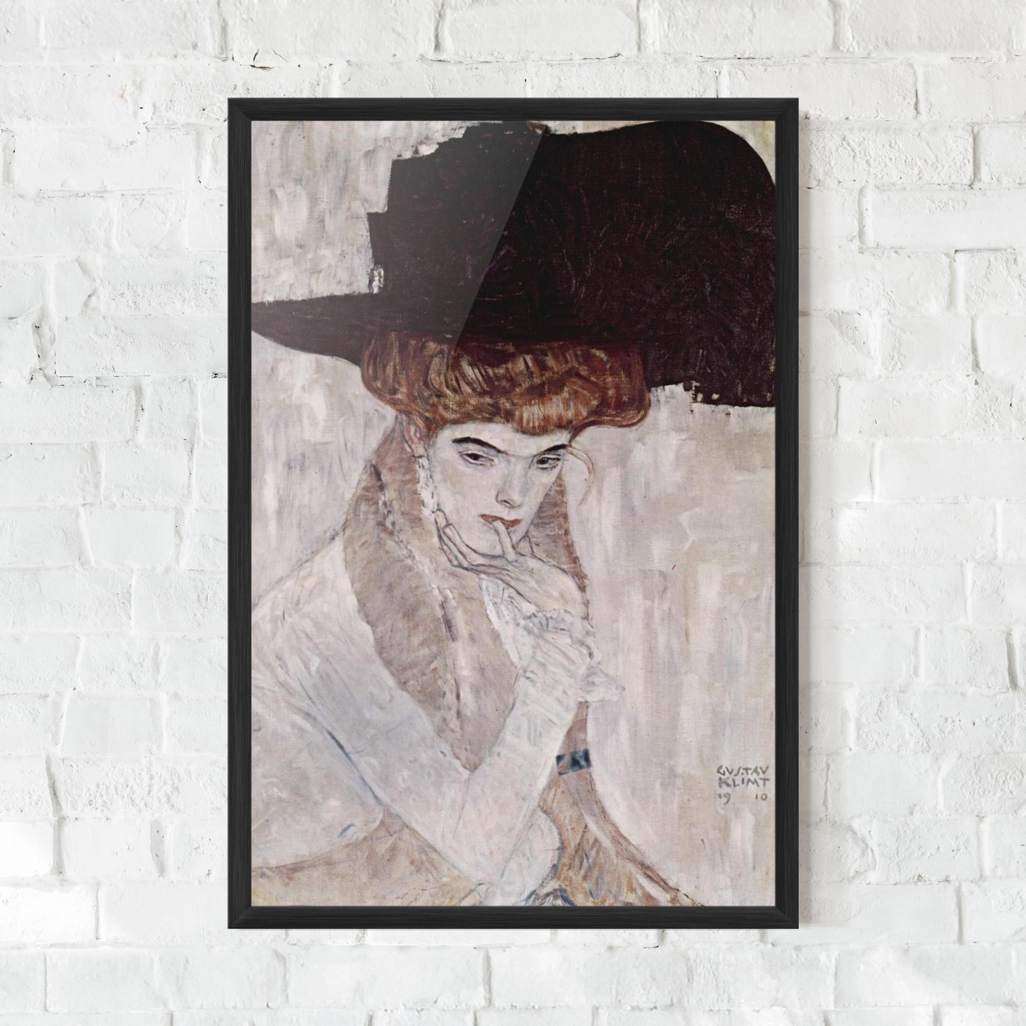 Poster Înrămat Klimt Woman mockup 0