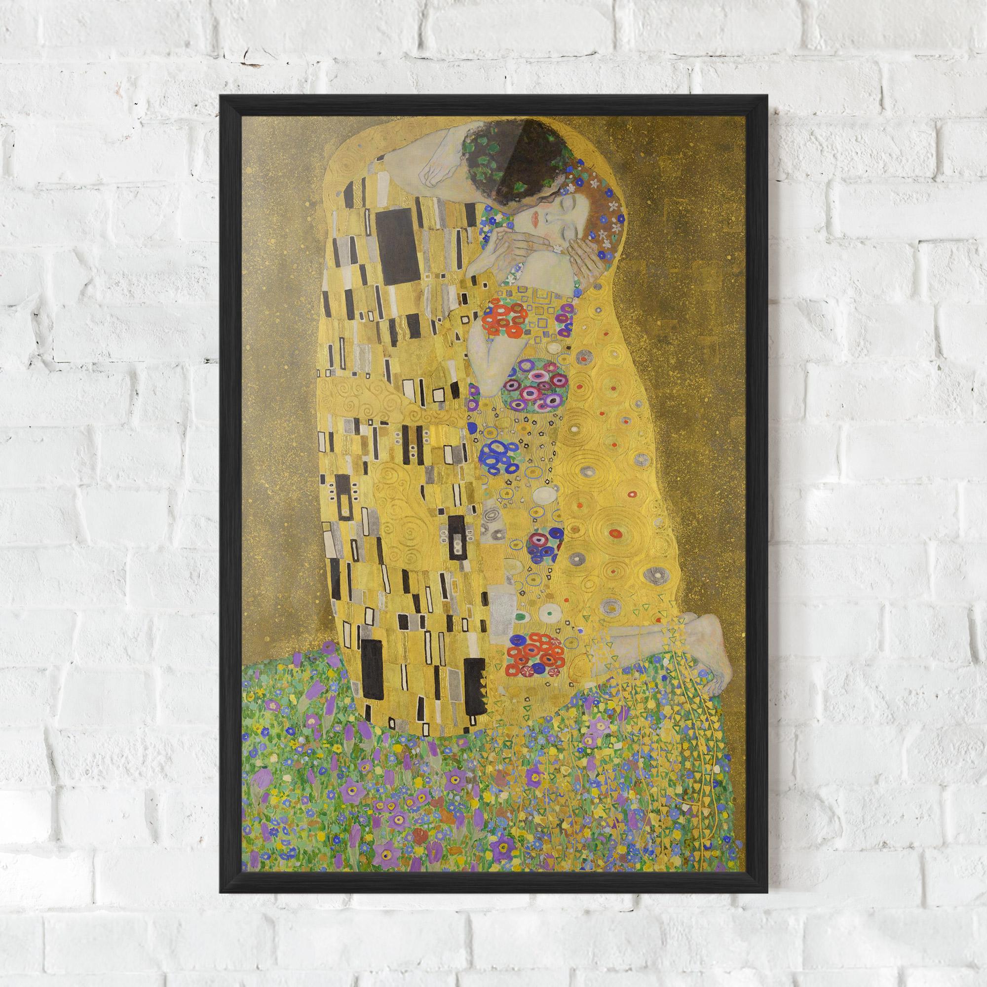 Poster Înrămat The Kiss mockup 0