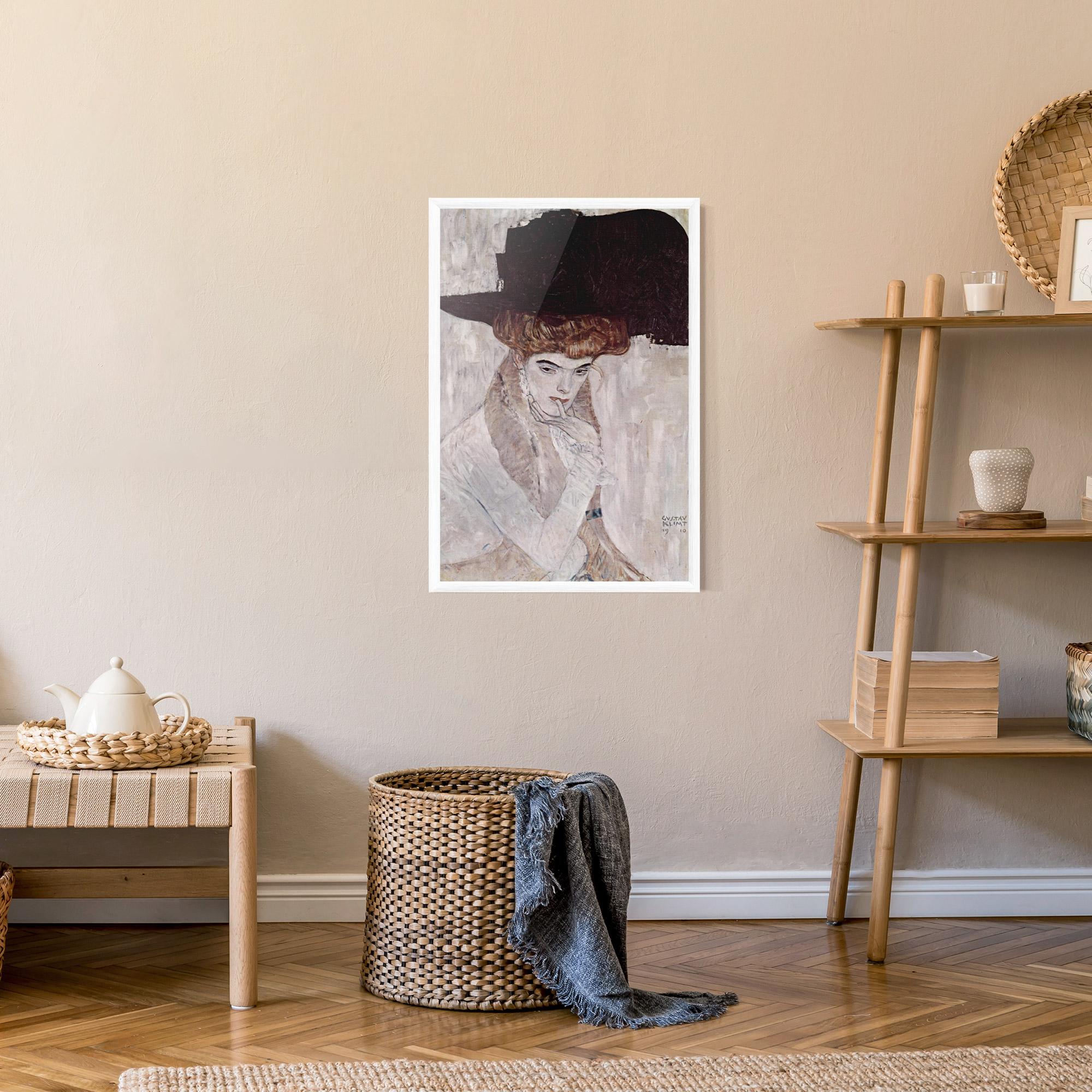 Poster Înrămat Klimt Woman mockup 9