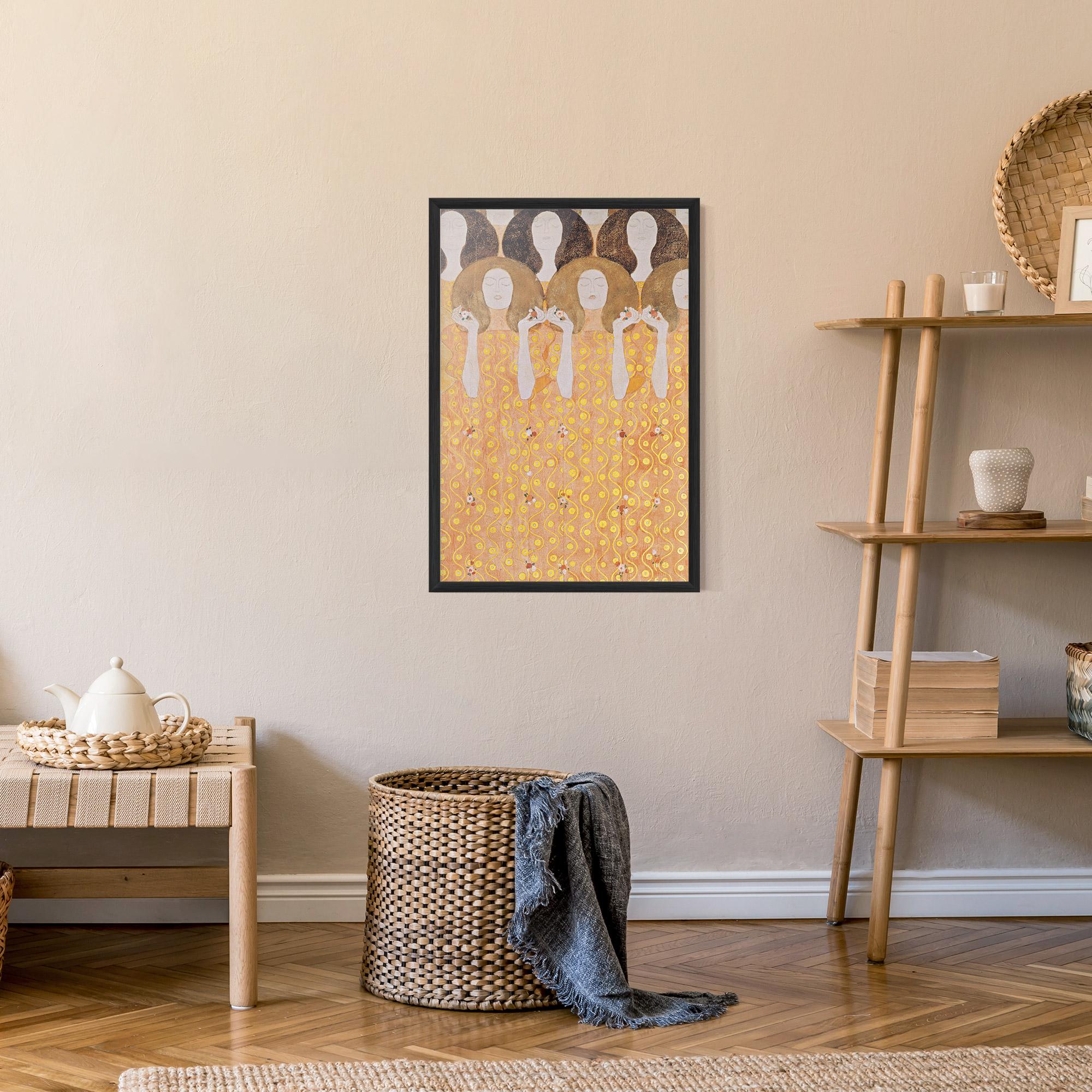 Poster Înrămat Beethoven Frieze mockup 9