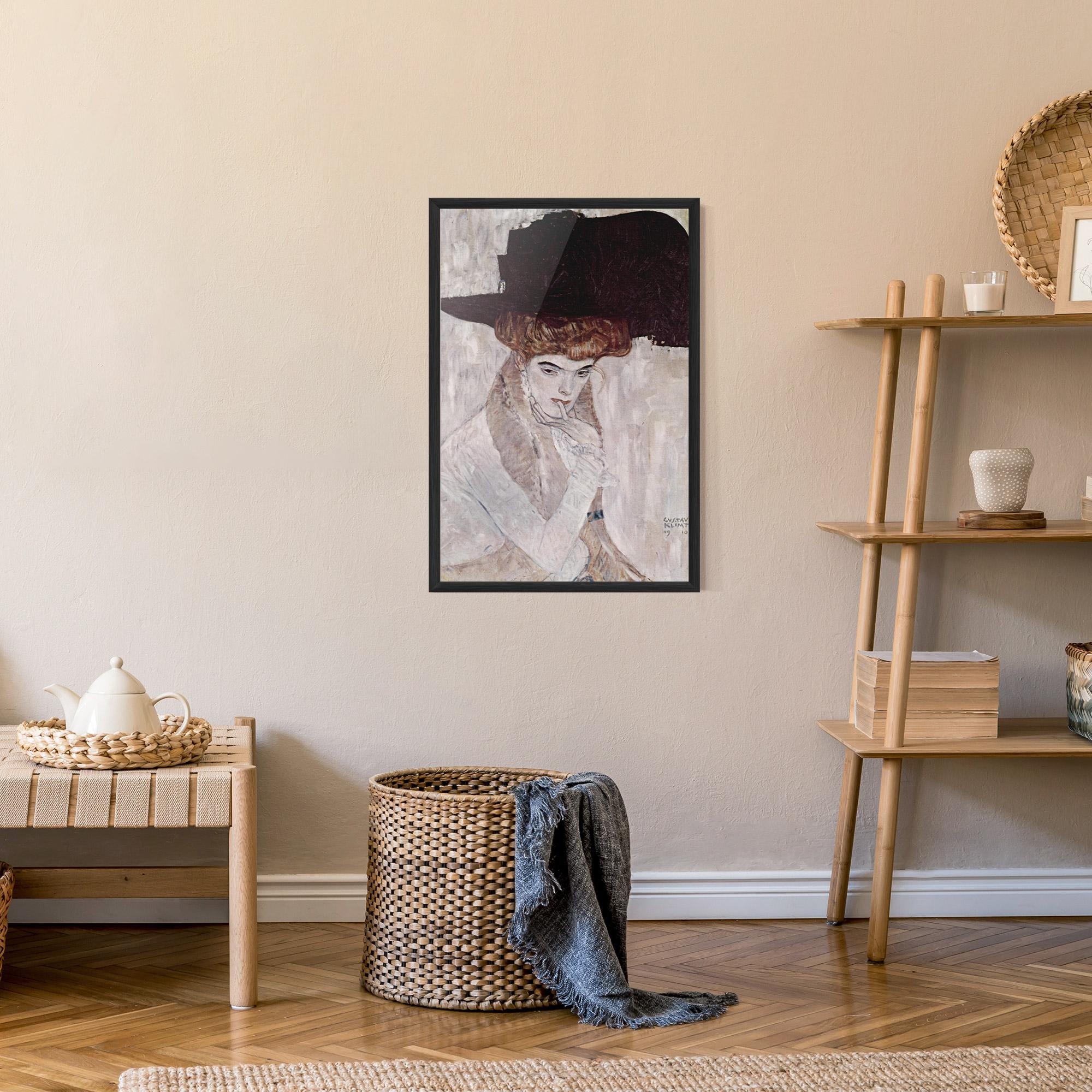 Poster Înrămat Klimt Woman mockup 9