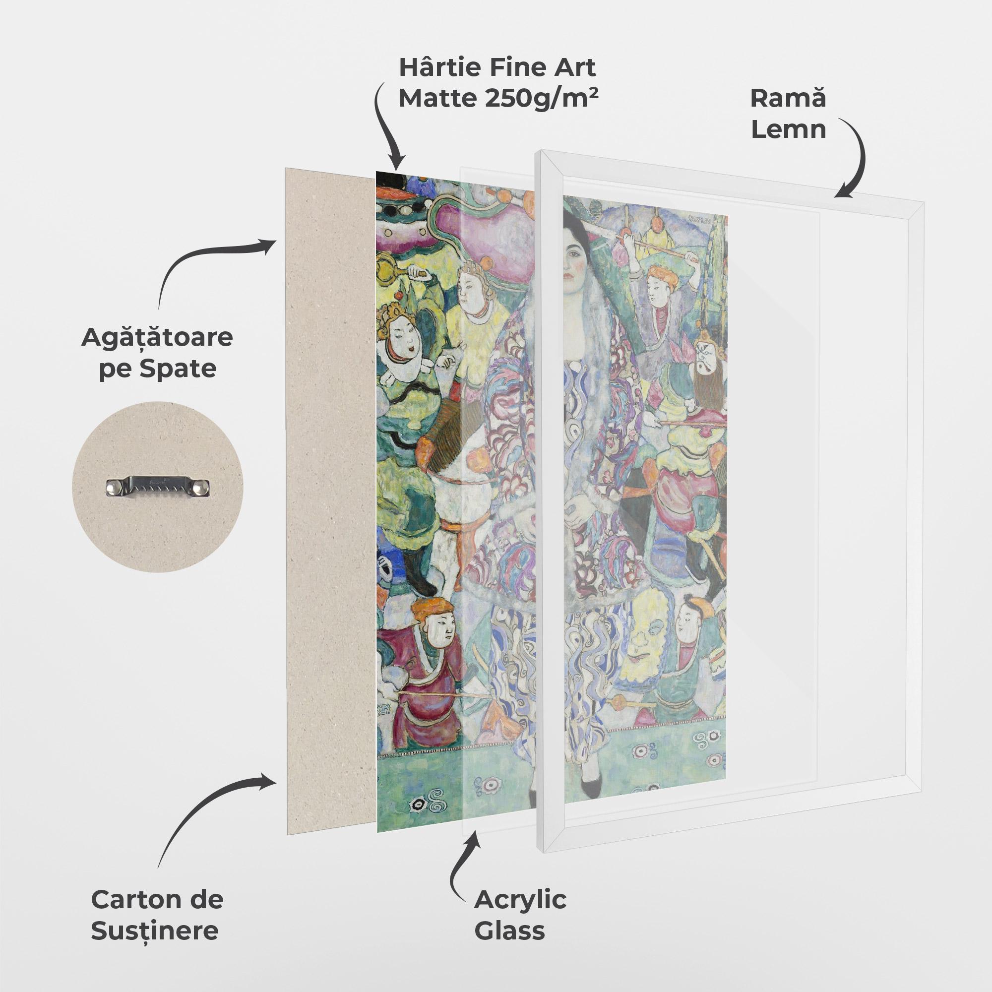 Poster Înrămat Portrait Of Friedericke mockup 1