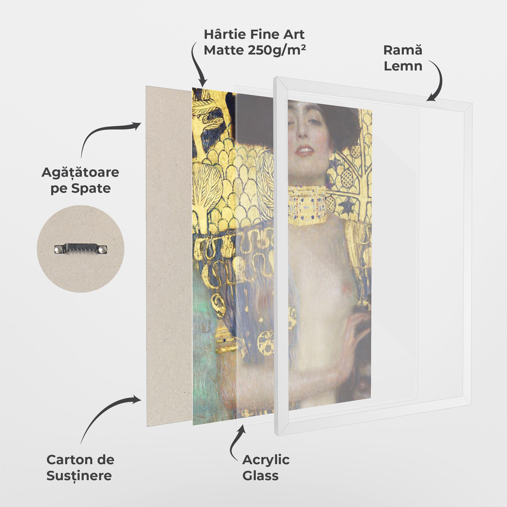 Poster Înrămat The Head Of Holofernes mockup 1