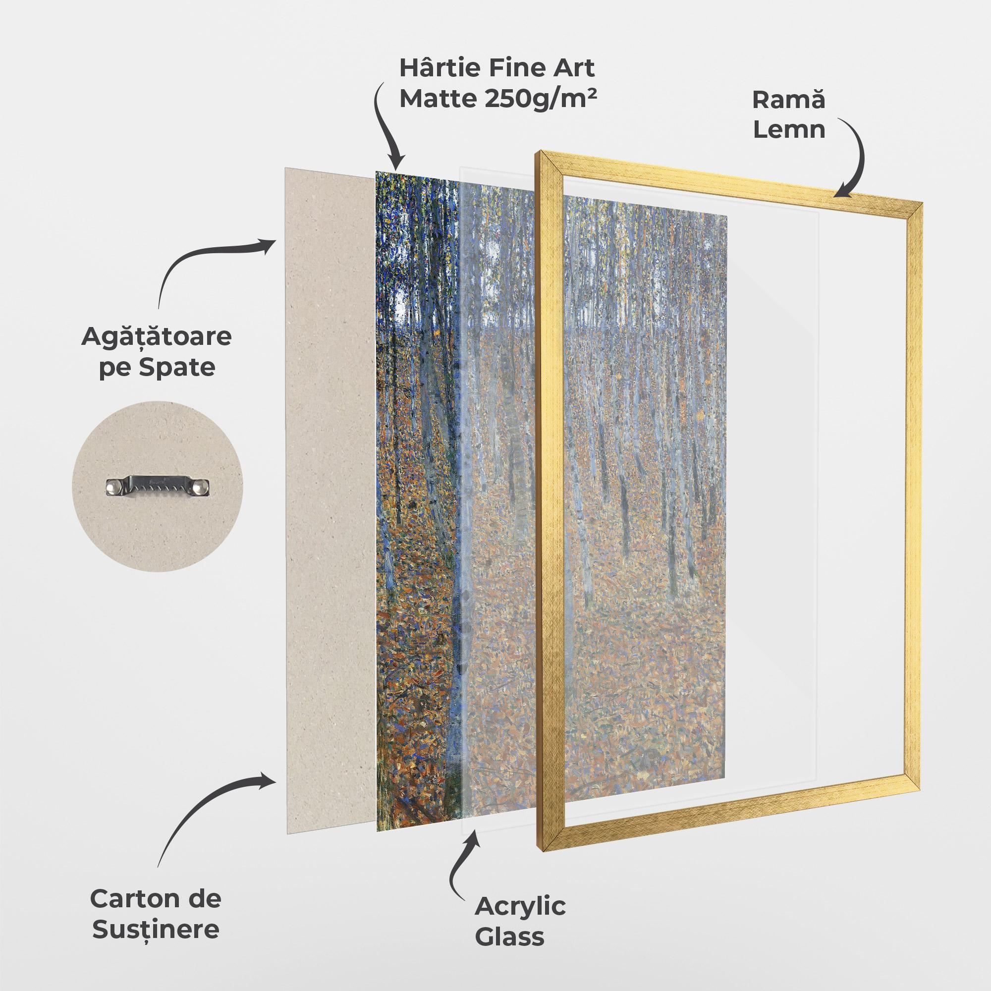 Poster Înrămat Beech Grove I mockup 1