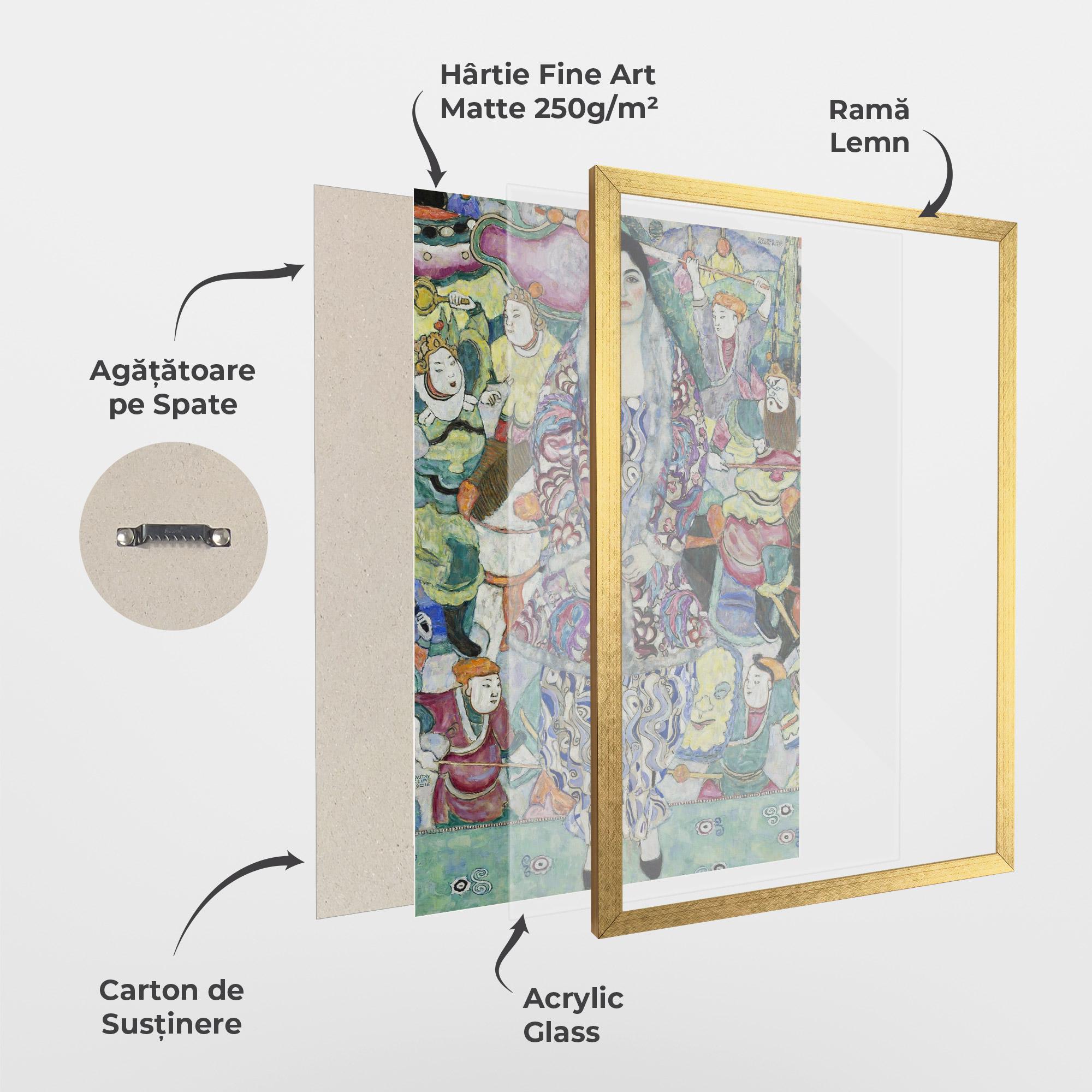 Poster Înrămat Portrait Of Friedericke mockup 1