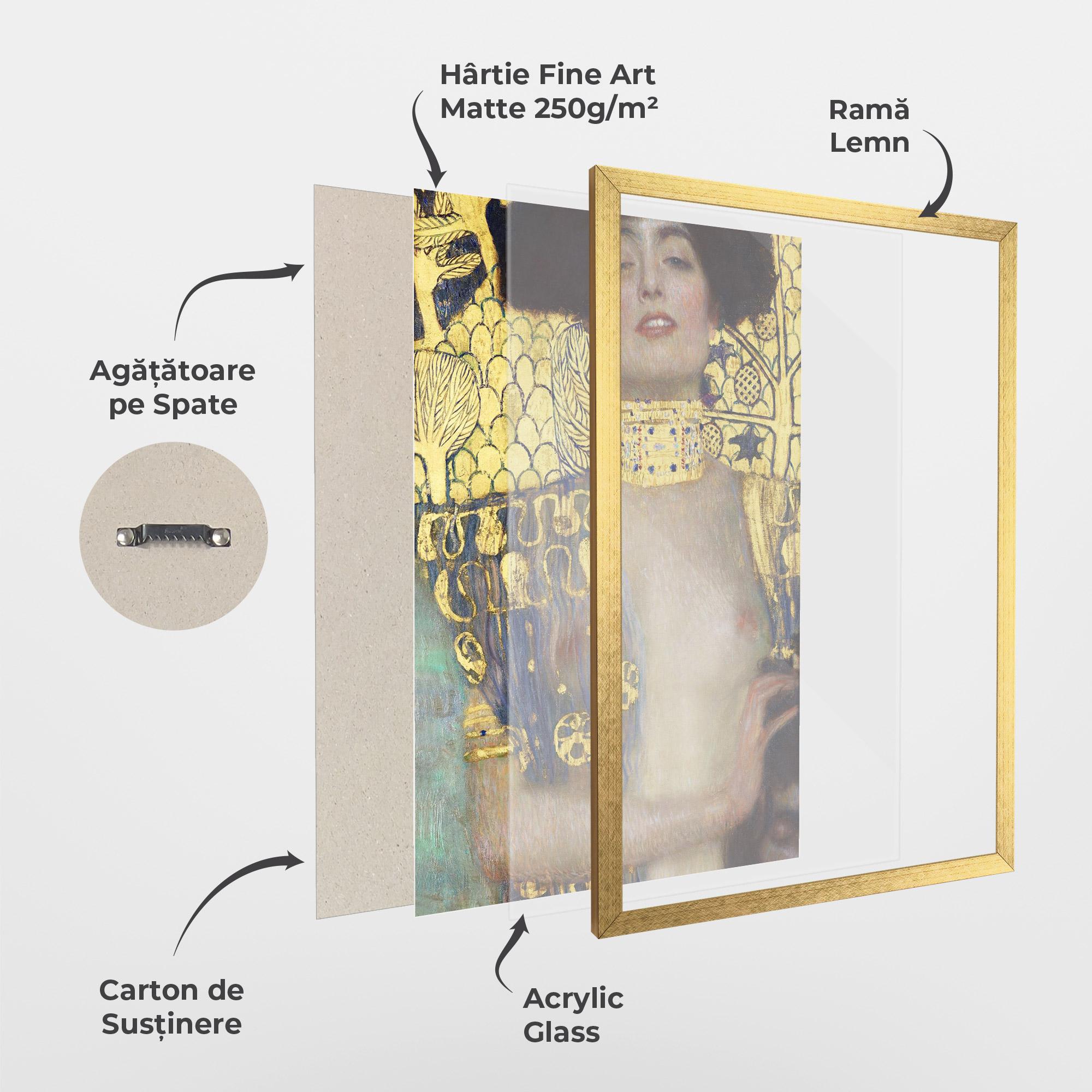 Poster Înrămat The Head Of Holofernes mockup 1