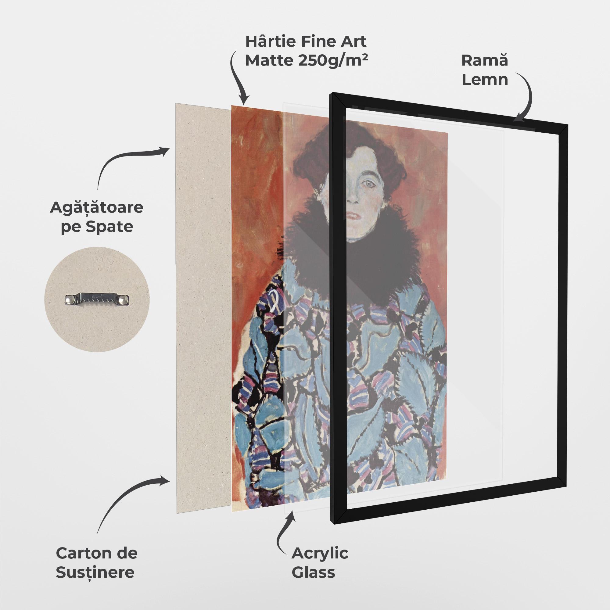 Poster Înrămat Gustav Klimt Art mockup 1