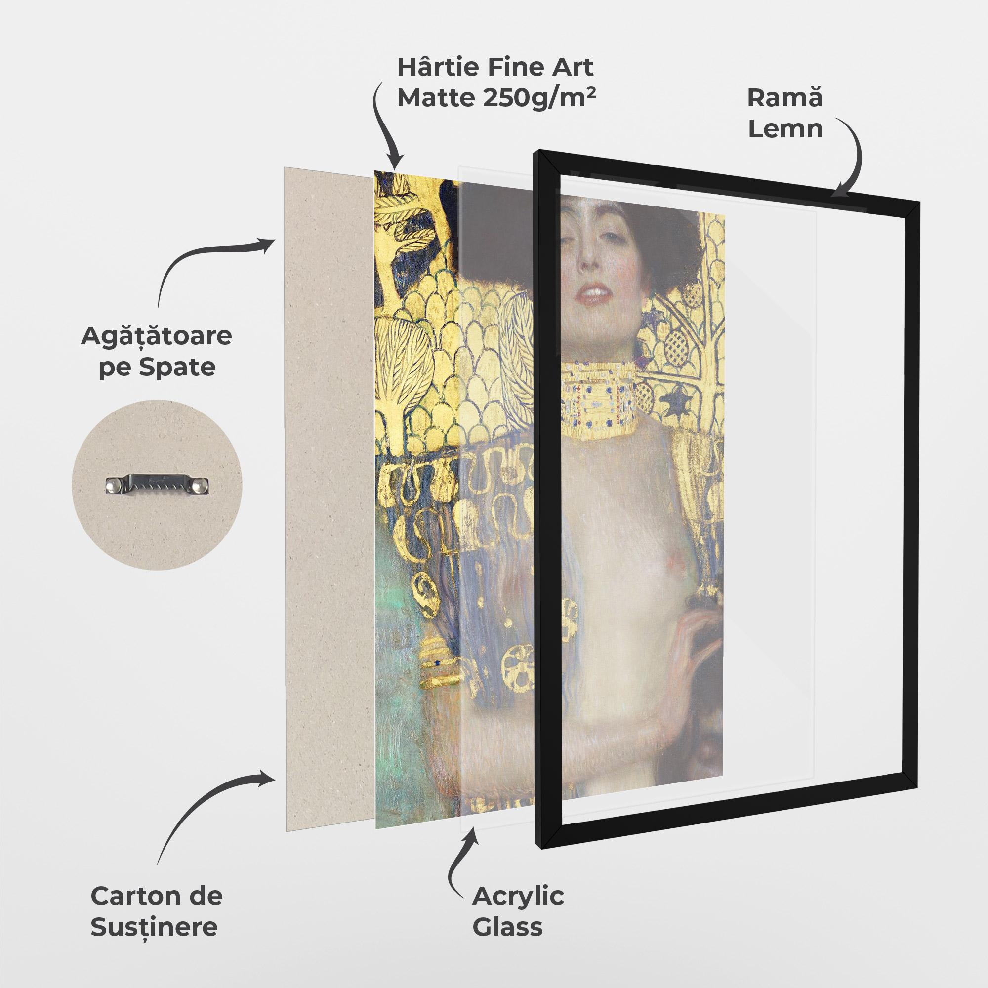 Poster Înrămat The Head Of Holofernes mockup 1