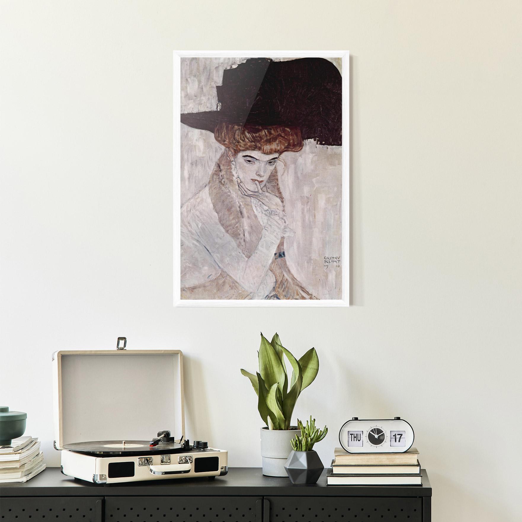 Poster Înrămat Klimt Woman mockup 2