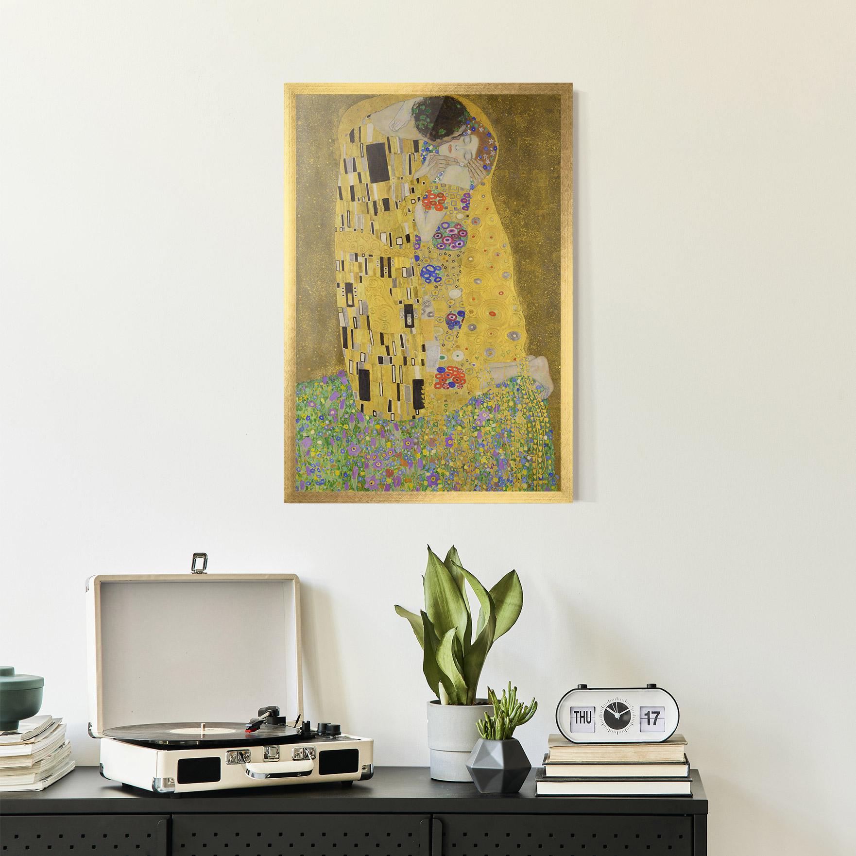 Poster Înrămat The Kiss mockup 2