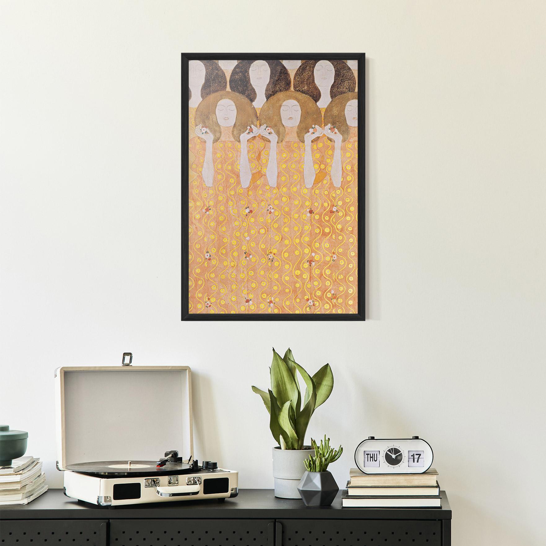 Poster Înrămat Beethoven Frieze mockup 2