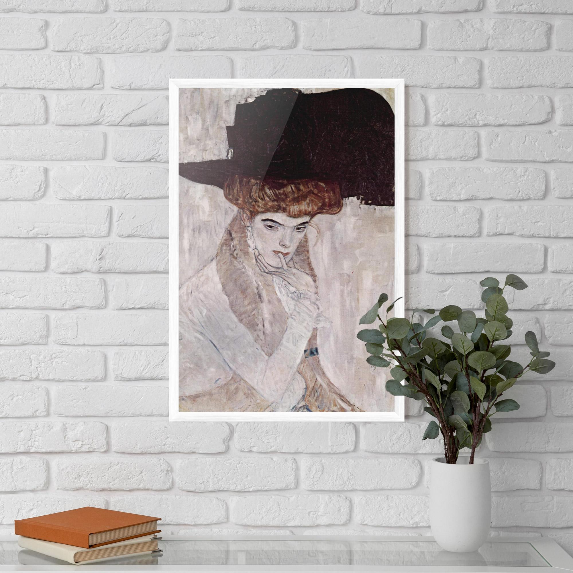 Poster Înrămat Klimt Woman mockup 5