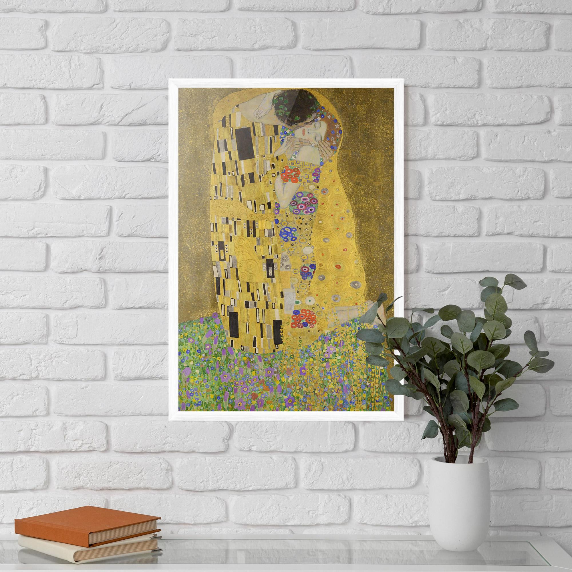 Poster Înrămat The Kiss mockup 5