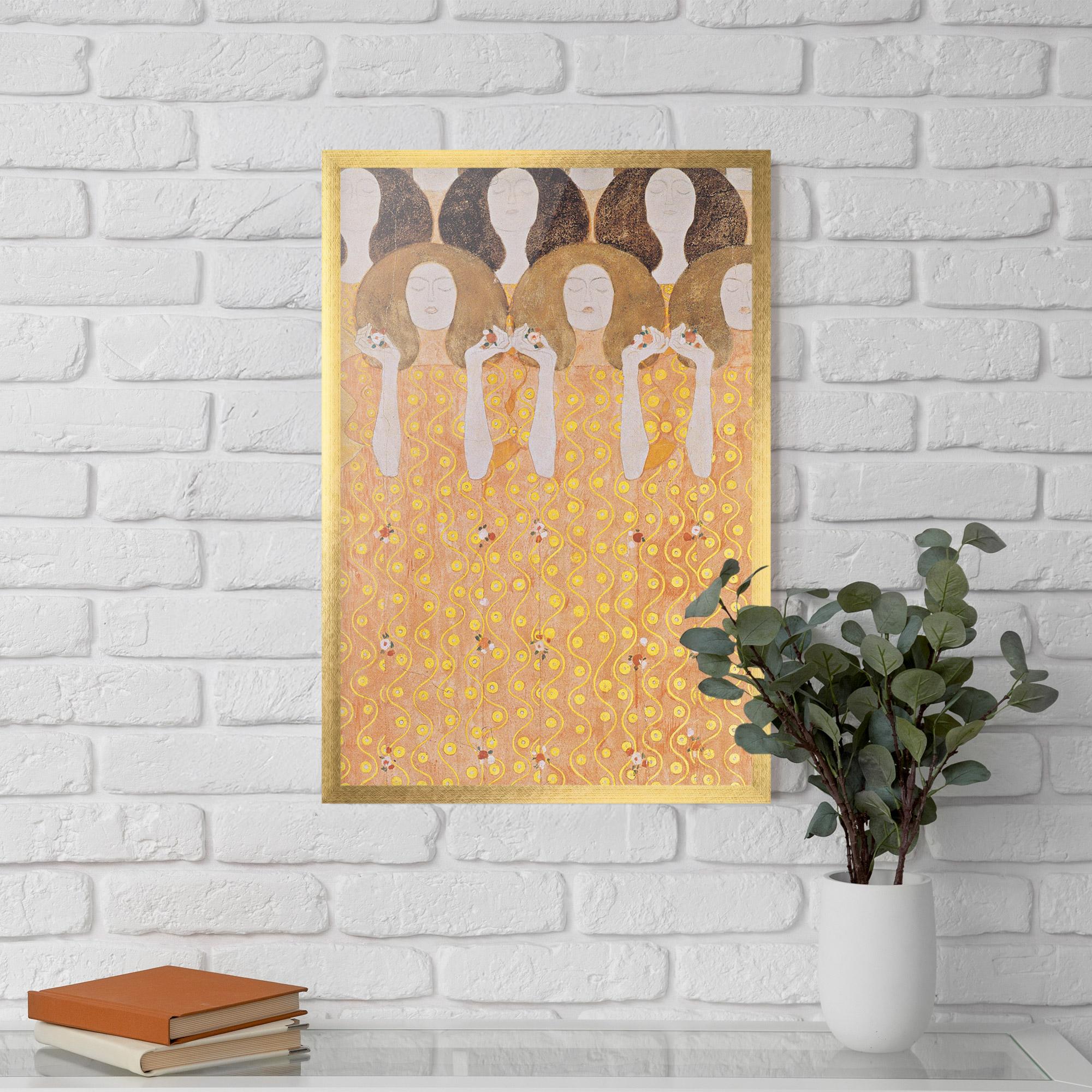 Poster Înrămat Beethoven Frieze mockup 5