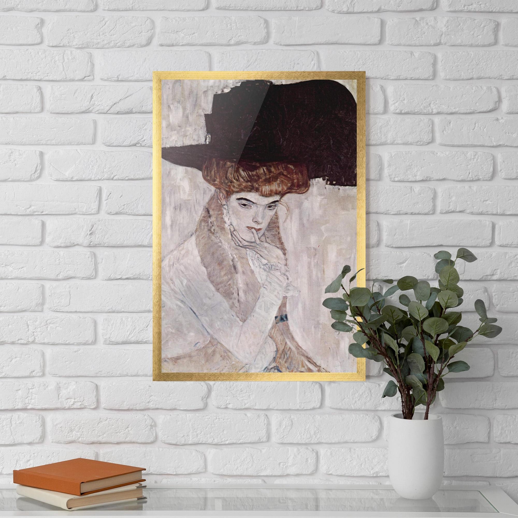 Poster Înrămat Klimt Woman mockup 5