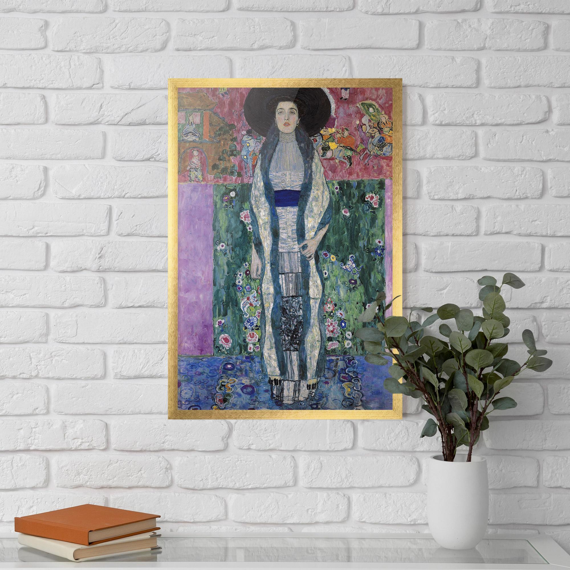 Poster Înrămat Portrait Of Adele Bloch mockup 5