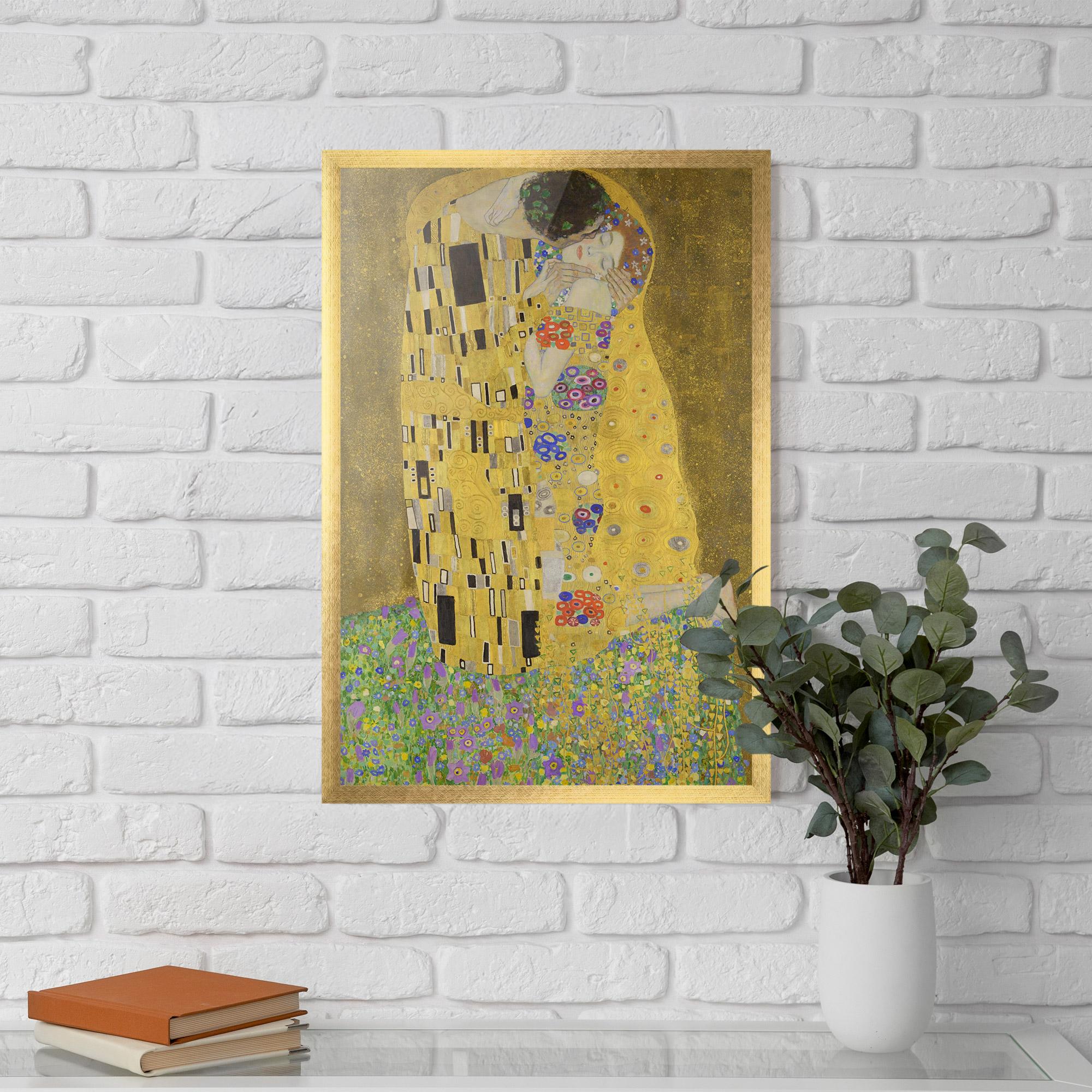 Poster Înrămat The Kiss mockup 5