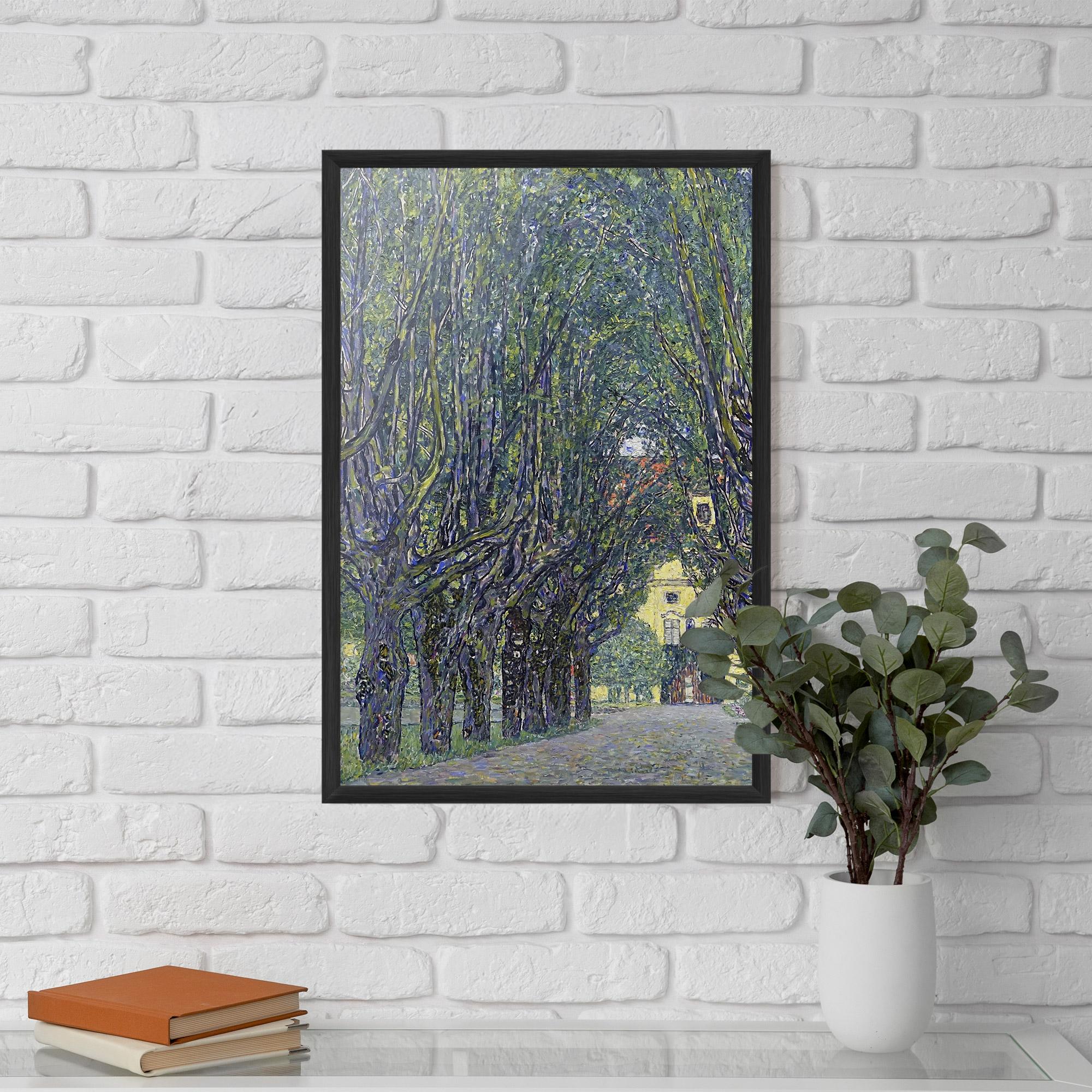 Poster Înrămat Allee At Schloss Kammer mockup 5