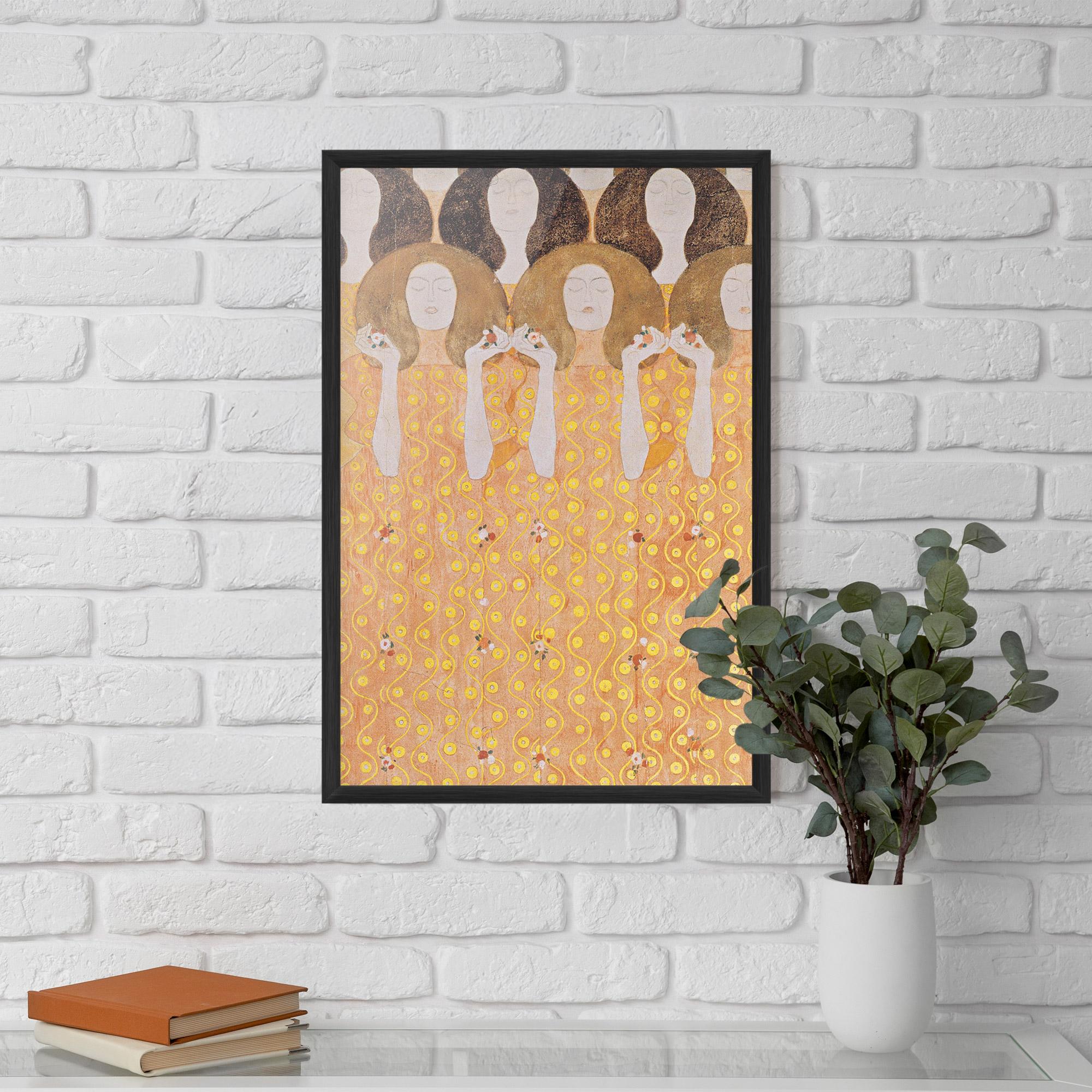 Poster Înrămat Beethoven Frieze mockup 5