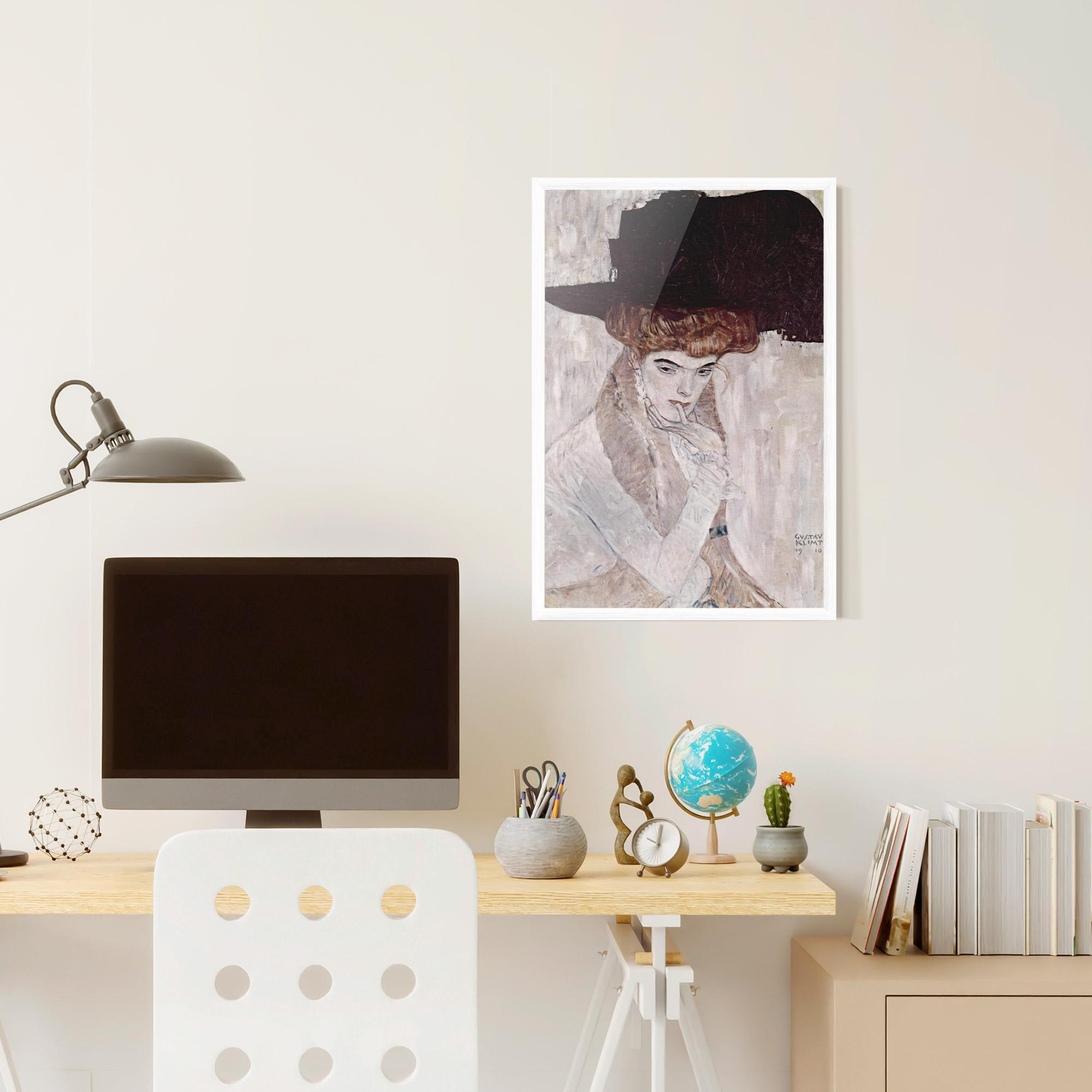 Poster Înrămat Klimt Woman mockup 6