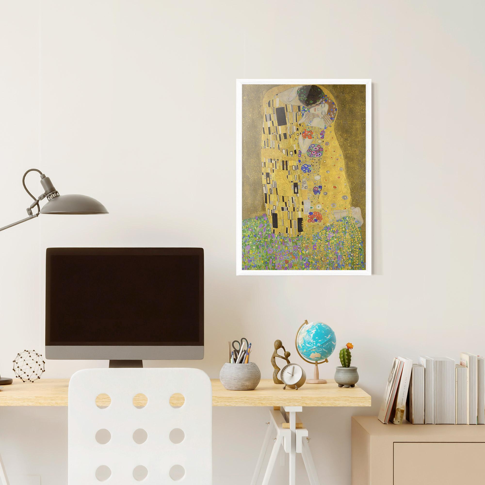 Poster Înrămat The Kiss mockup 6