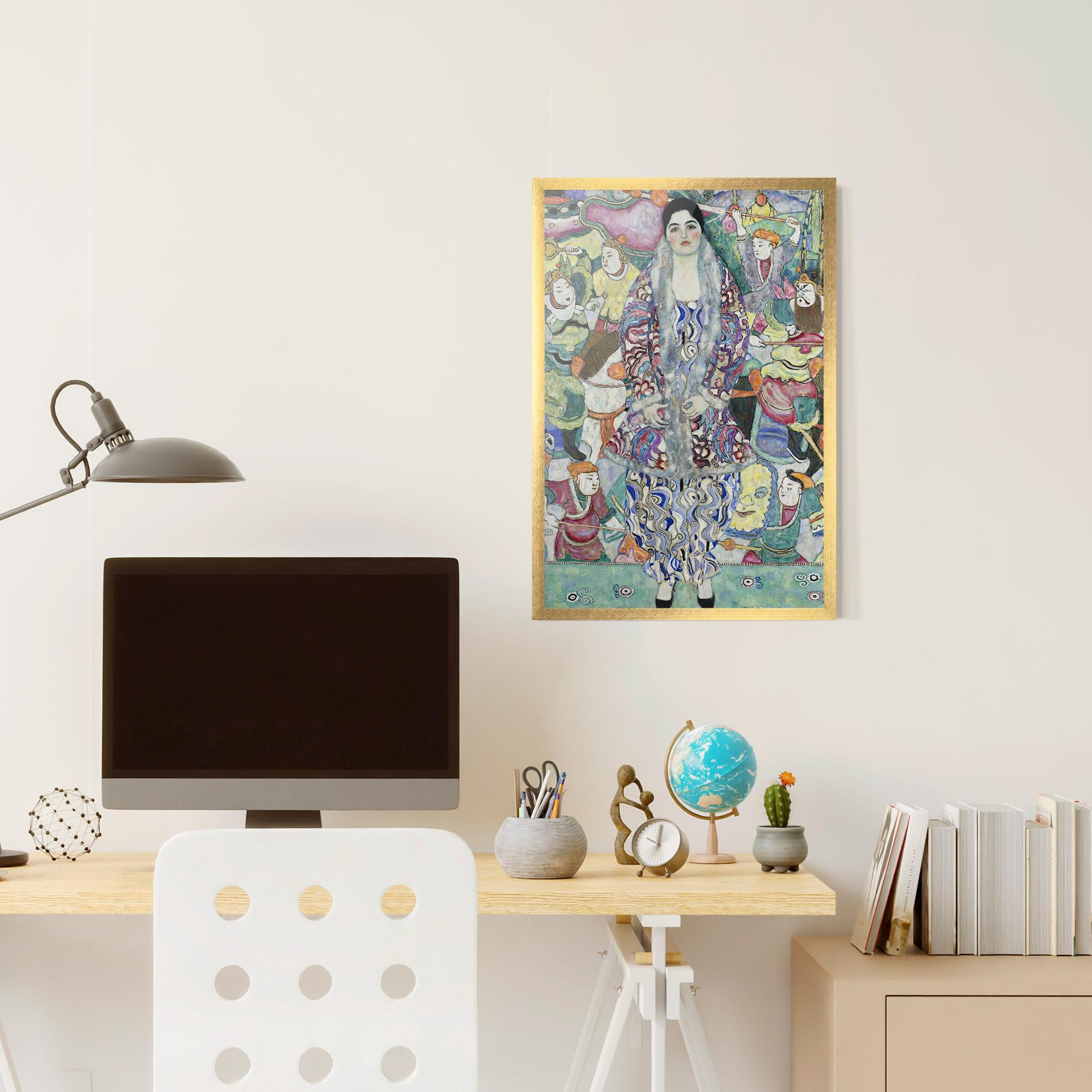 Poster Înrămat Portrait Of Friedericke mockup 6