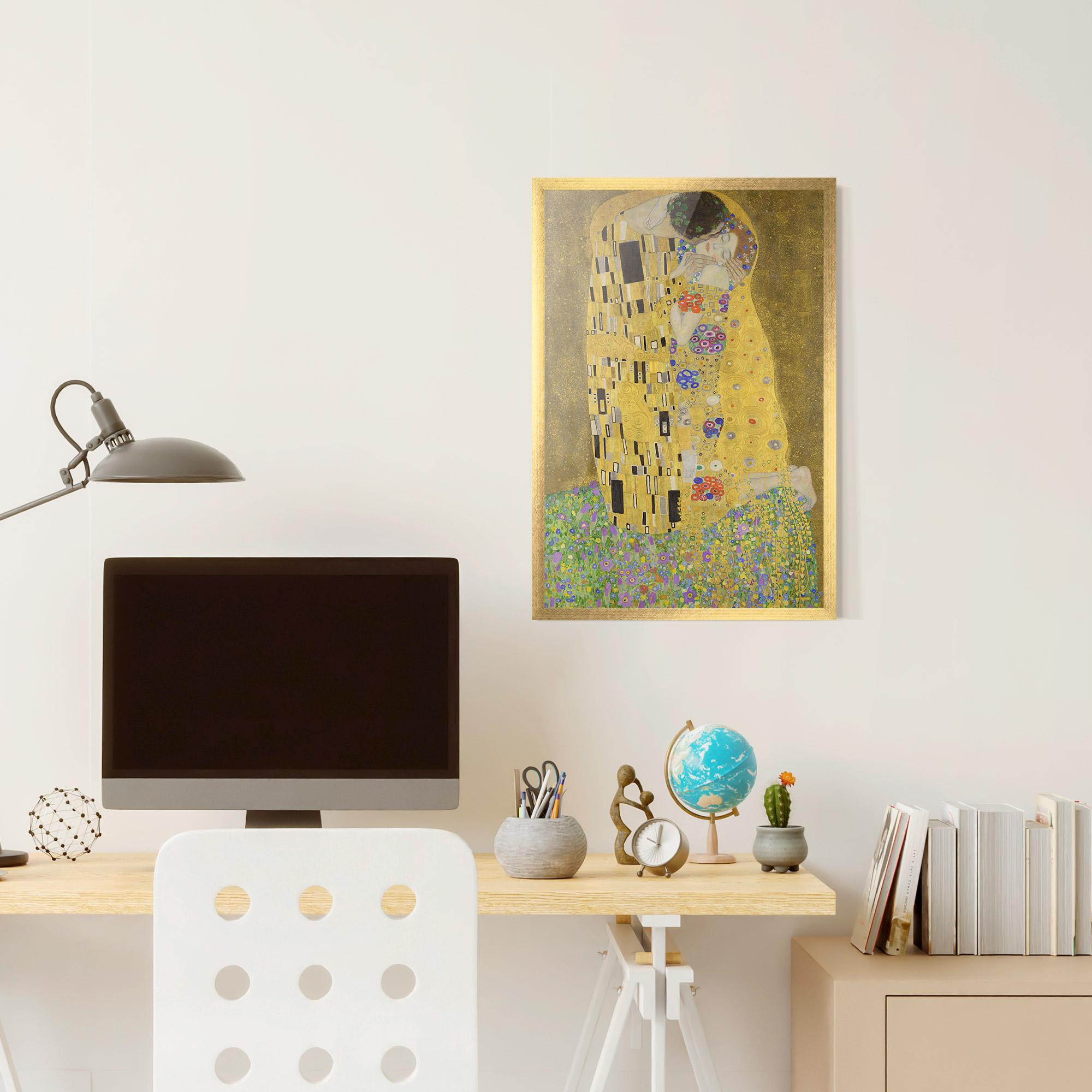 Poster Înrămat The Kiss mockup 6