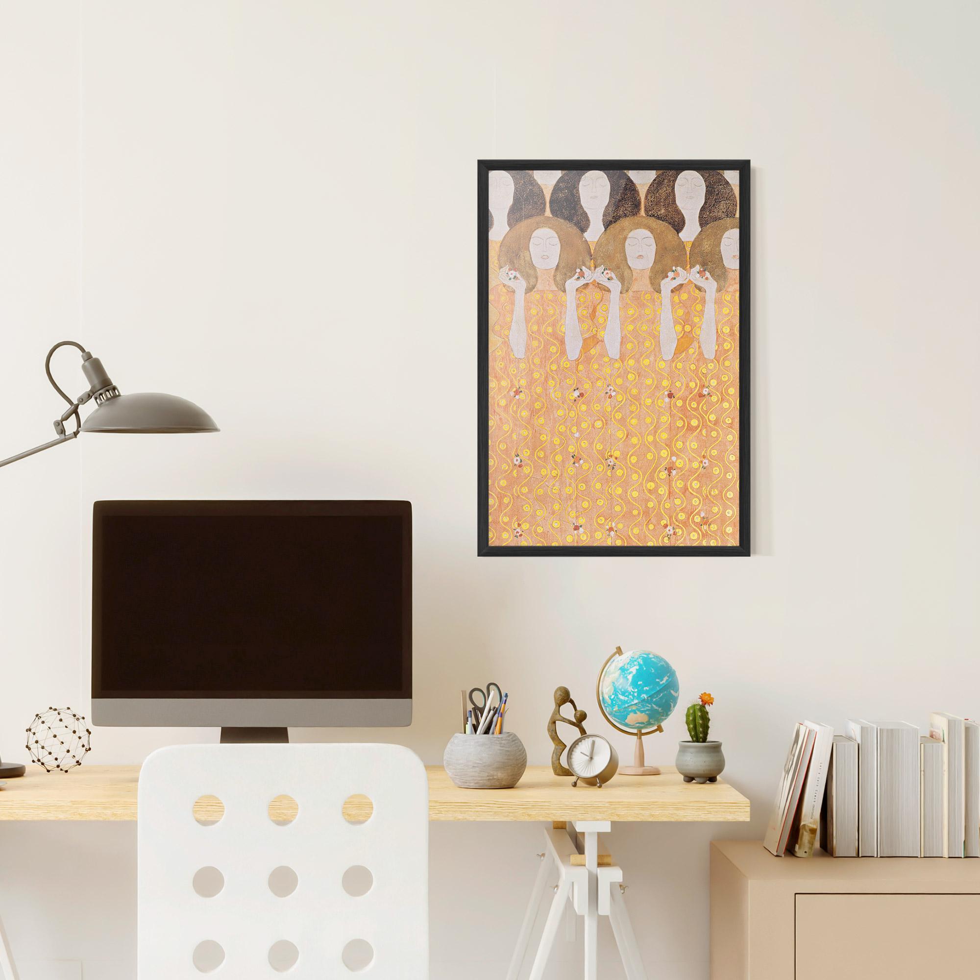 Poster Înrămat Beethoven Frieze mockup 6