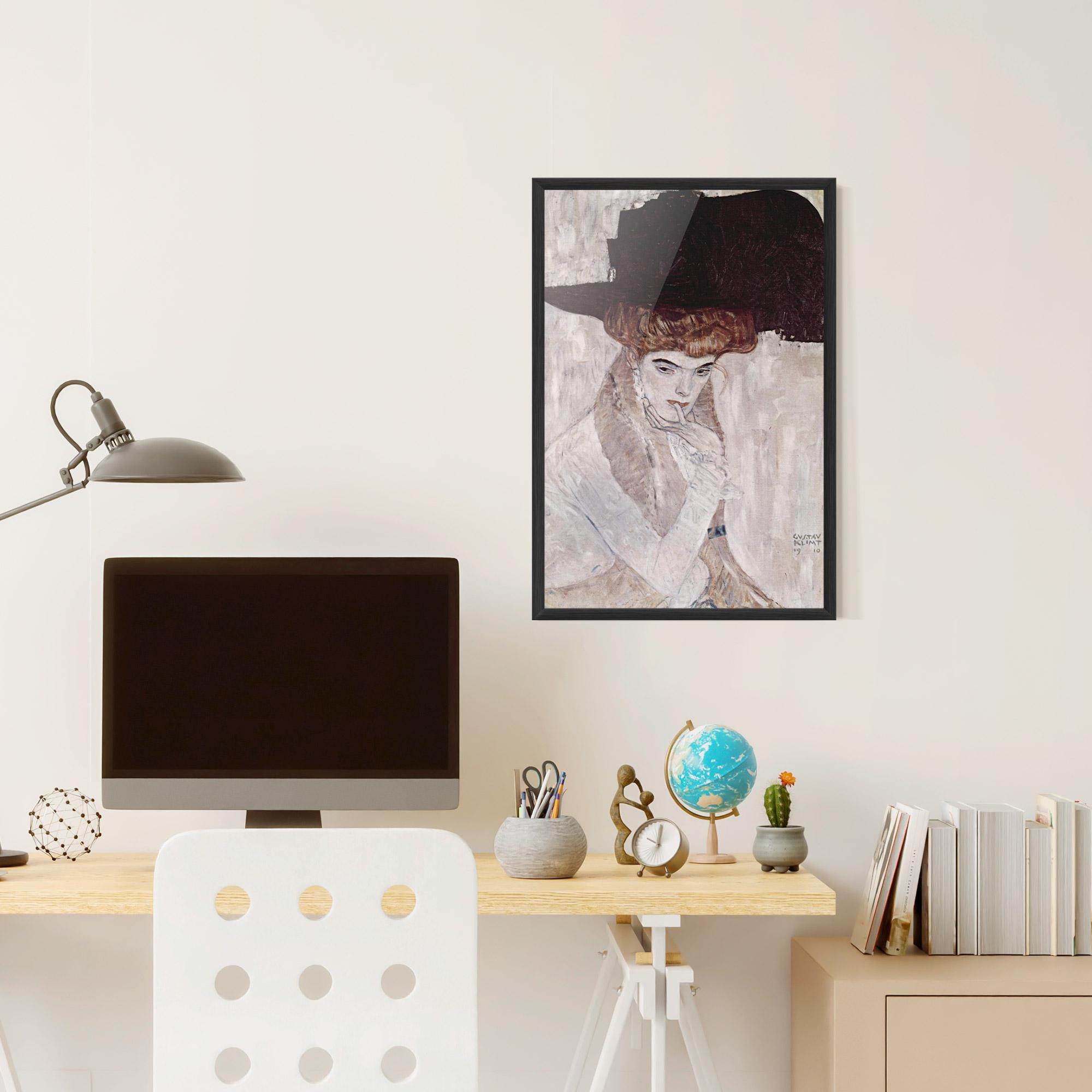 Poster Înrămat Klimt Woman mockup 6