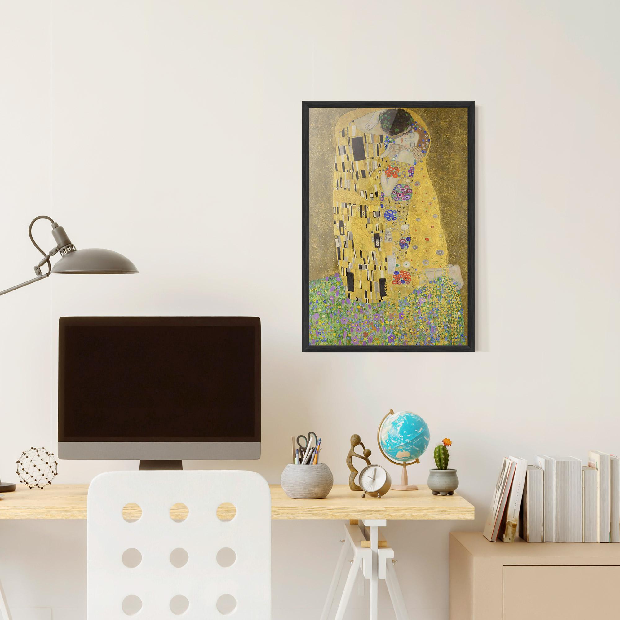 Poster Înrămat The Kiss mockup 6