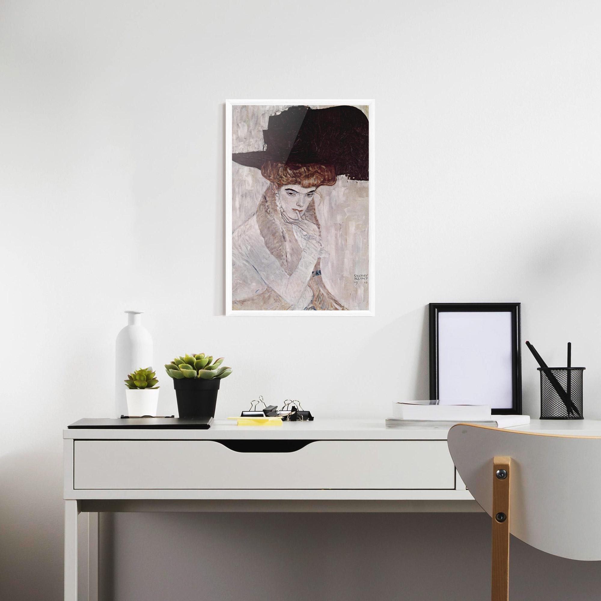 Poster Înrămat Klimt Woman mockup 7