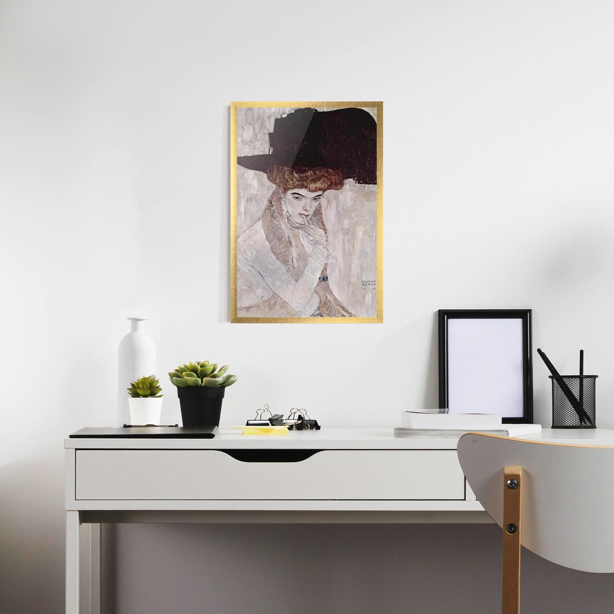 Poster Înrămat Klimt Woman mockup 7