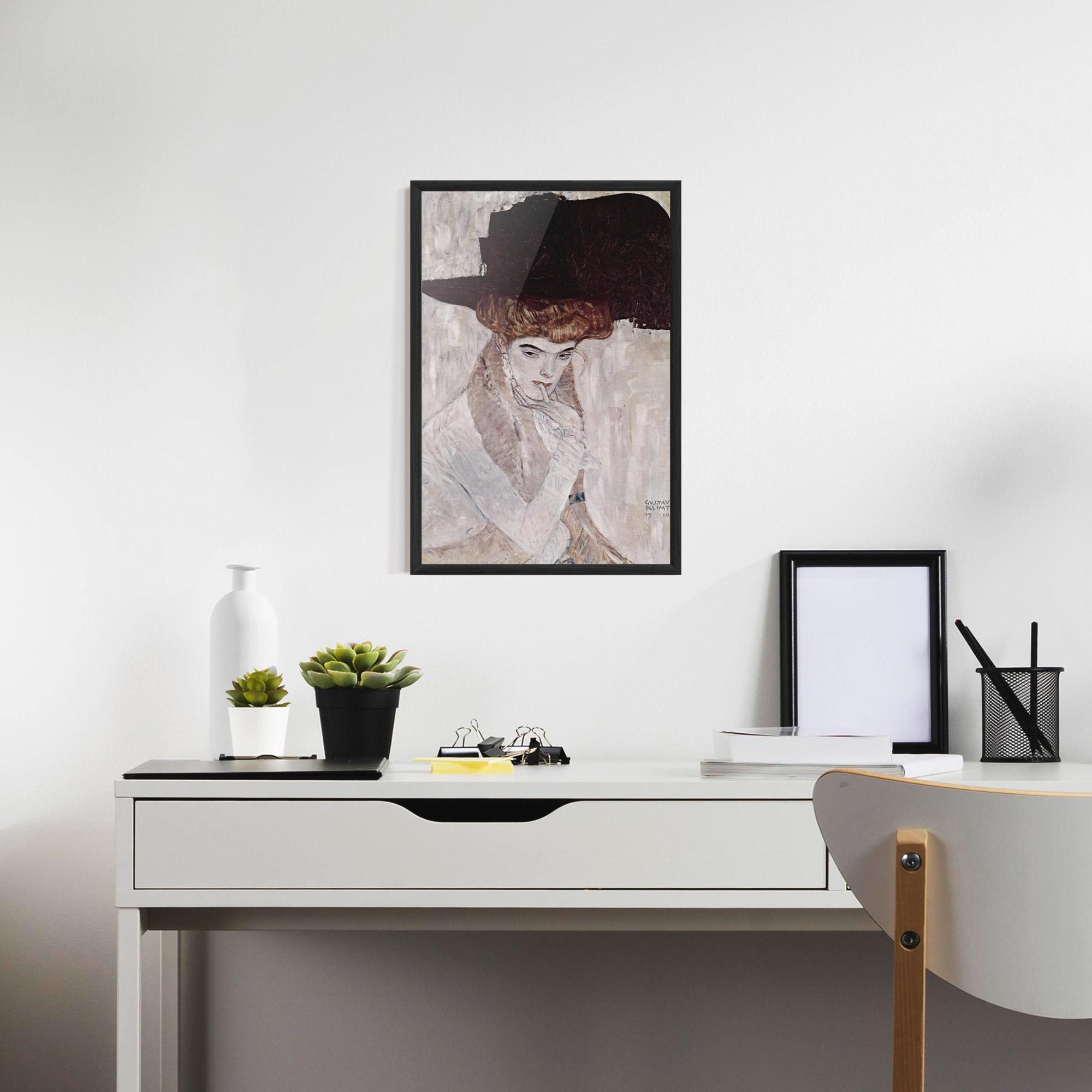 Poster Înrămat Klimt Woman mockup 7