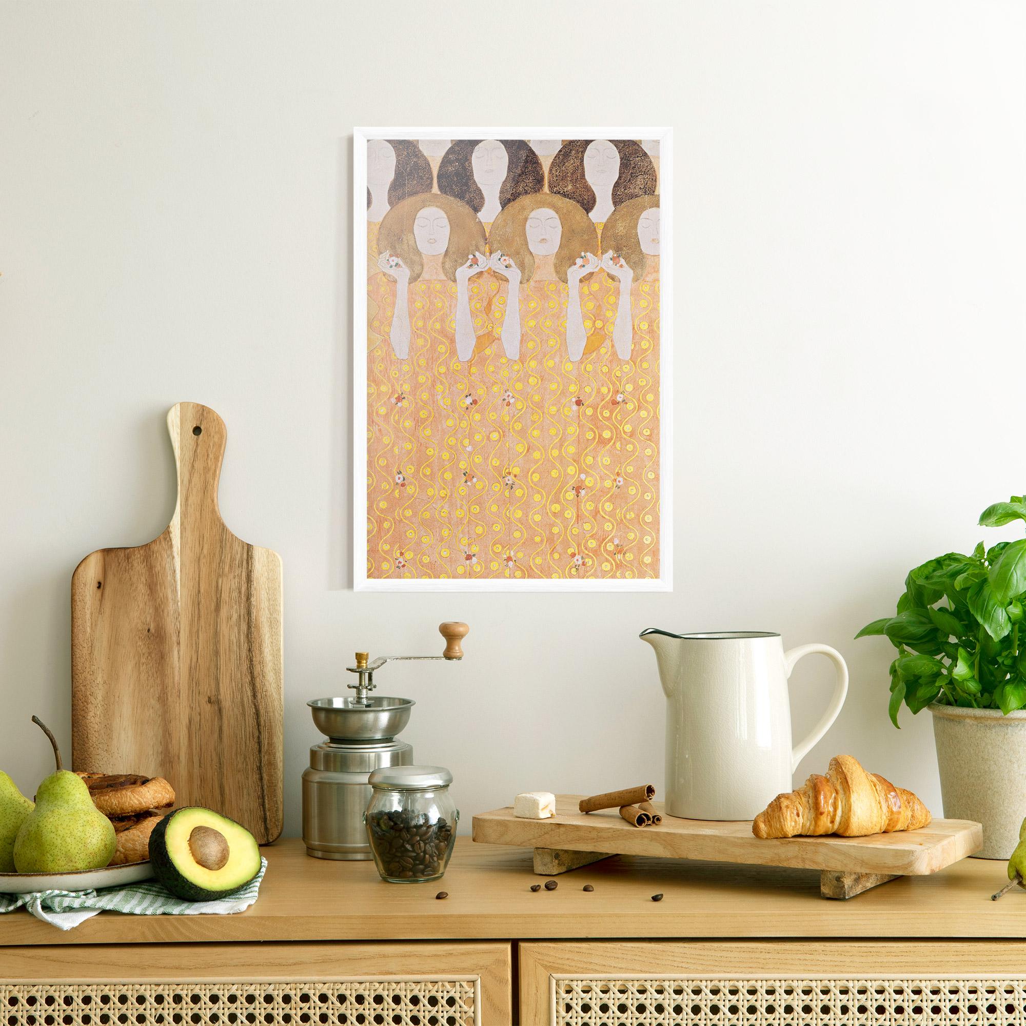 Poster Înrămat Beethoven Frieze mockup 8