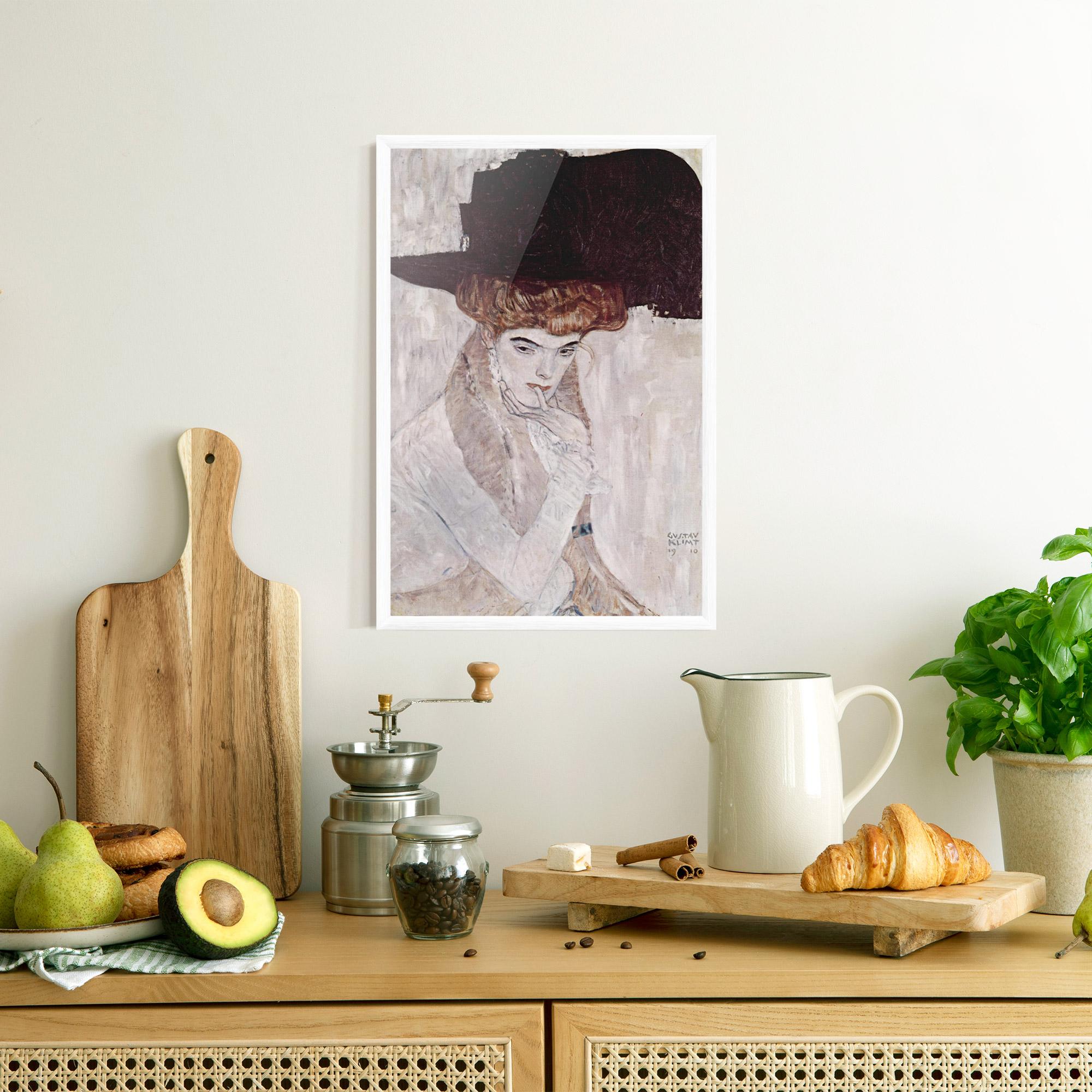 Poster Înrămat Klimt Woman mockup 8