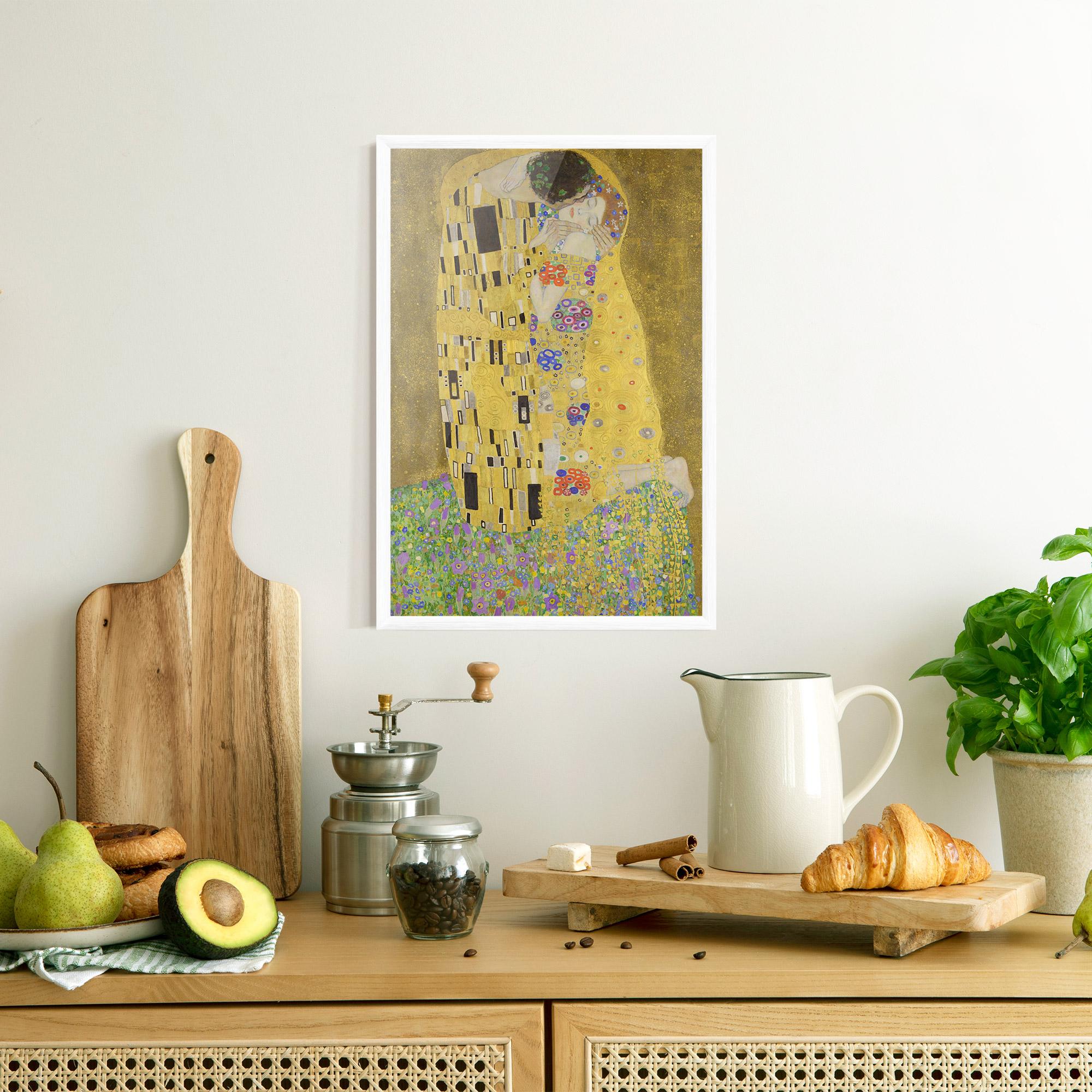 Poster Înrămat The Kiss mockup 8