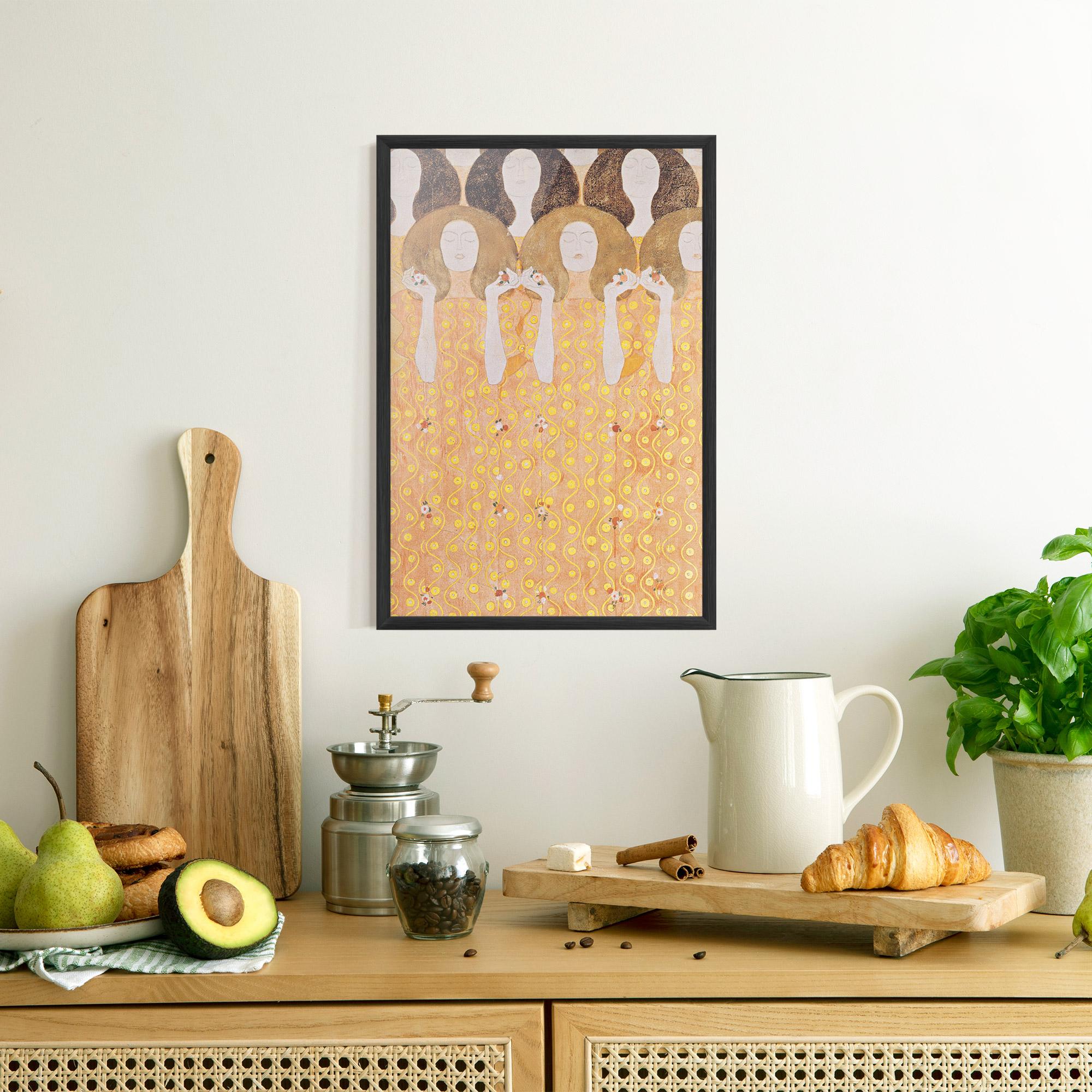 Poster Înrămat Beethoven Frieze mockup 8