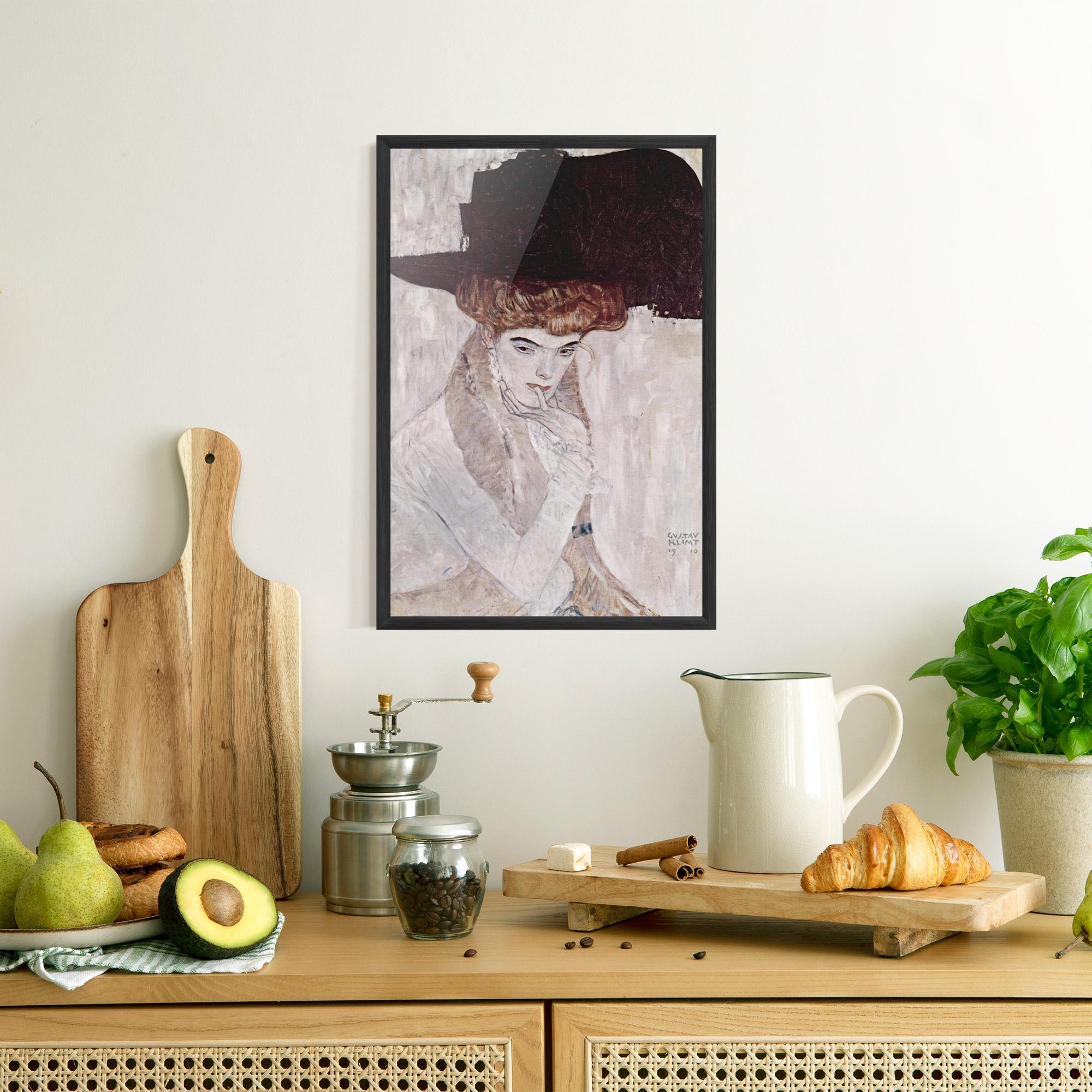 Poster Înrămat Klimt Woman mockup 8