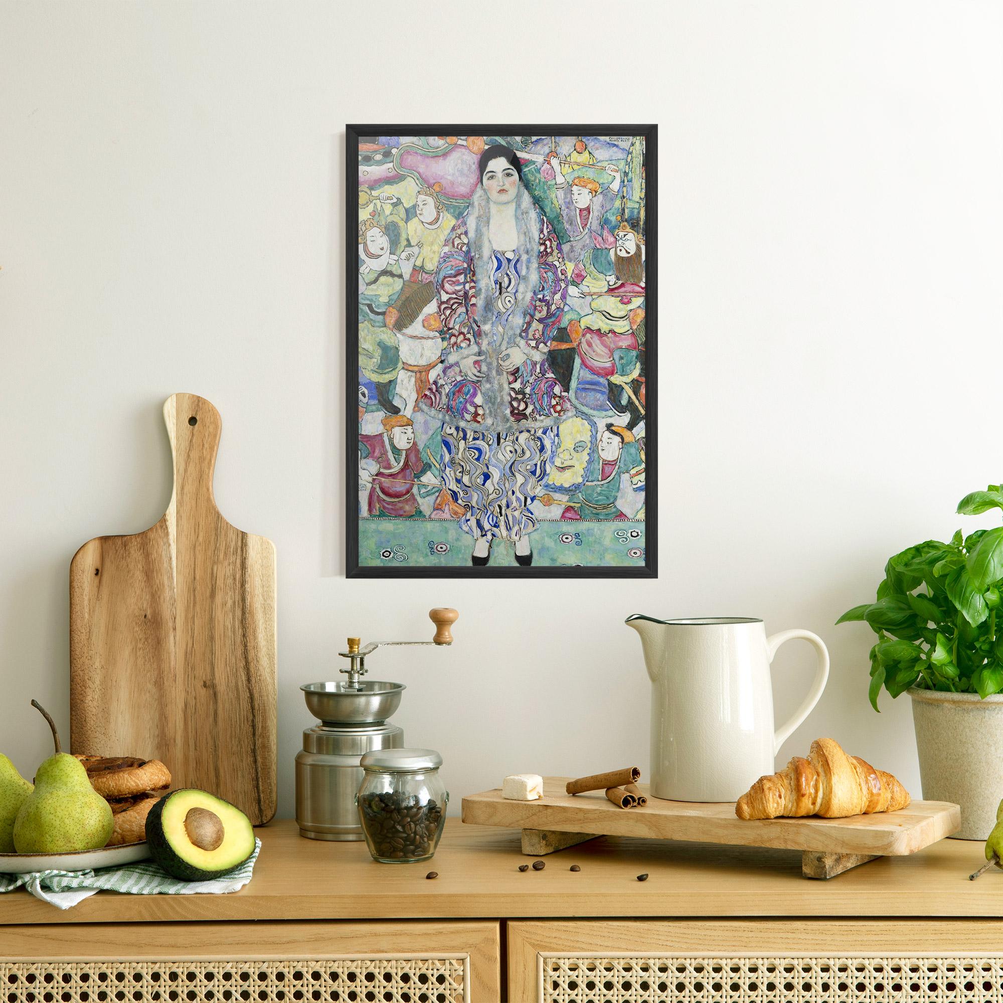 Poster Înrămat Portrait Of Friedericke mockup 8