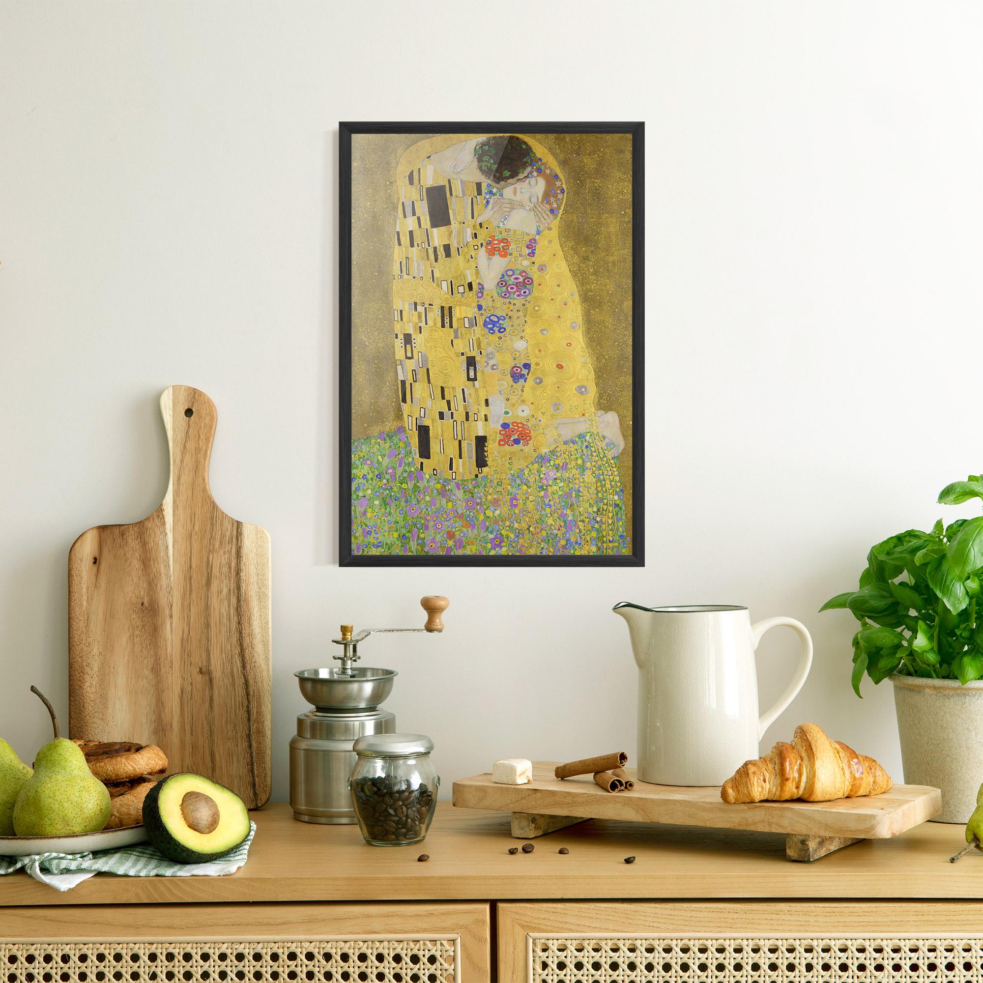 Poster Înrămat The Kiss mockup 8