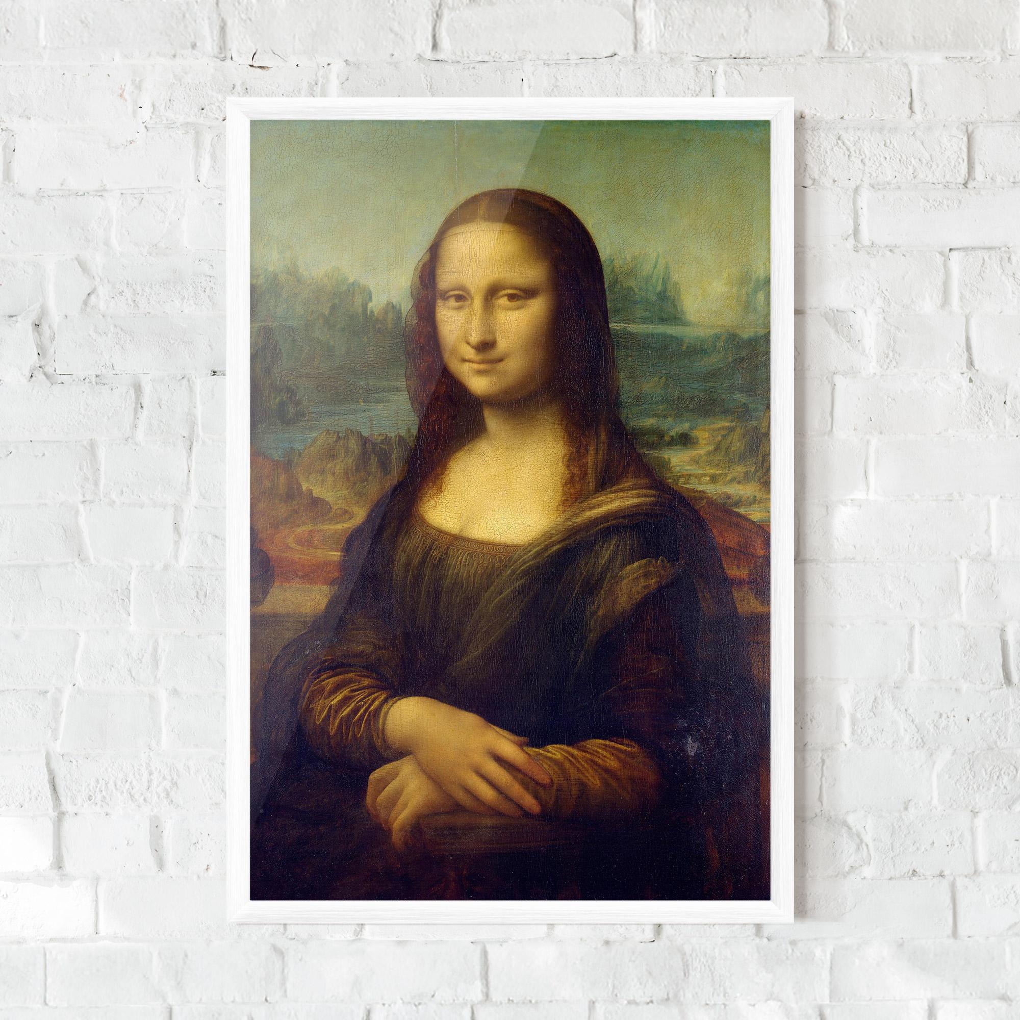 Poster Înrămat Gioconda By Leonardo Da Vinci mockup 0