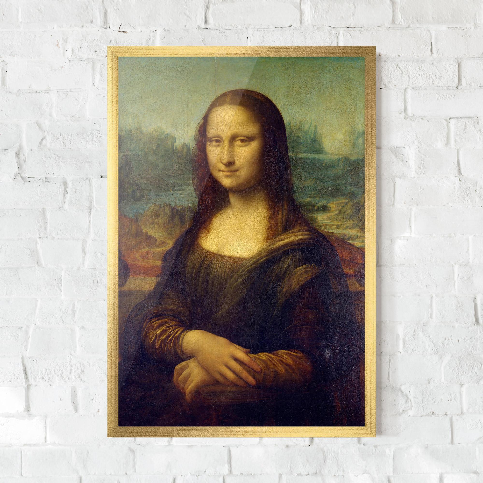 Poster Înrămat Gioconda By Leonardo Da Vinci mockup 0