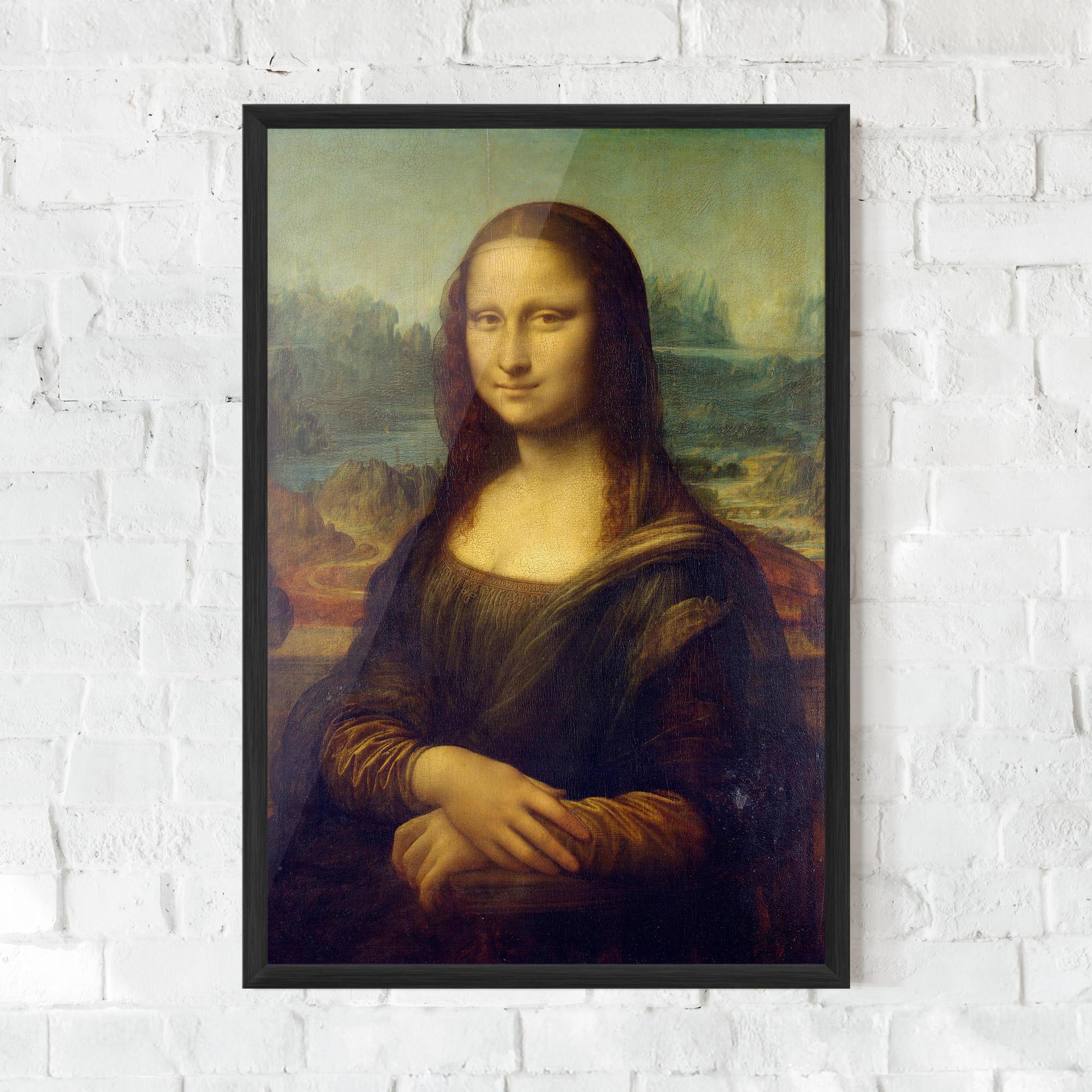 Poster Înrămat Gioconda By Leonardo Da Vinci mockup 0