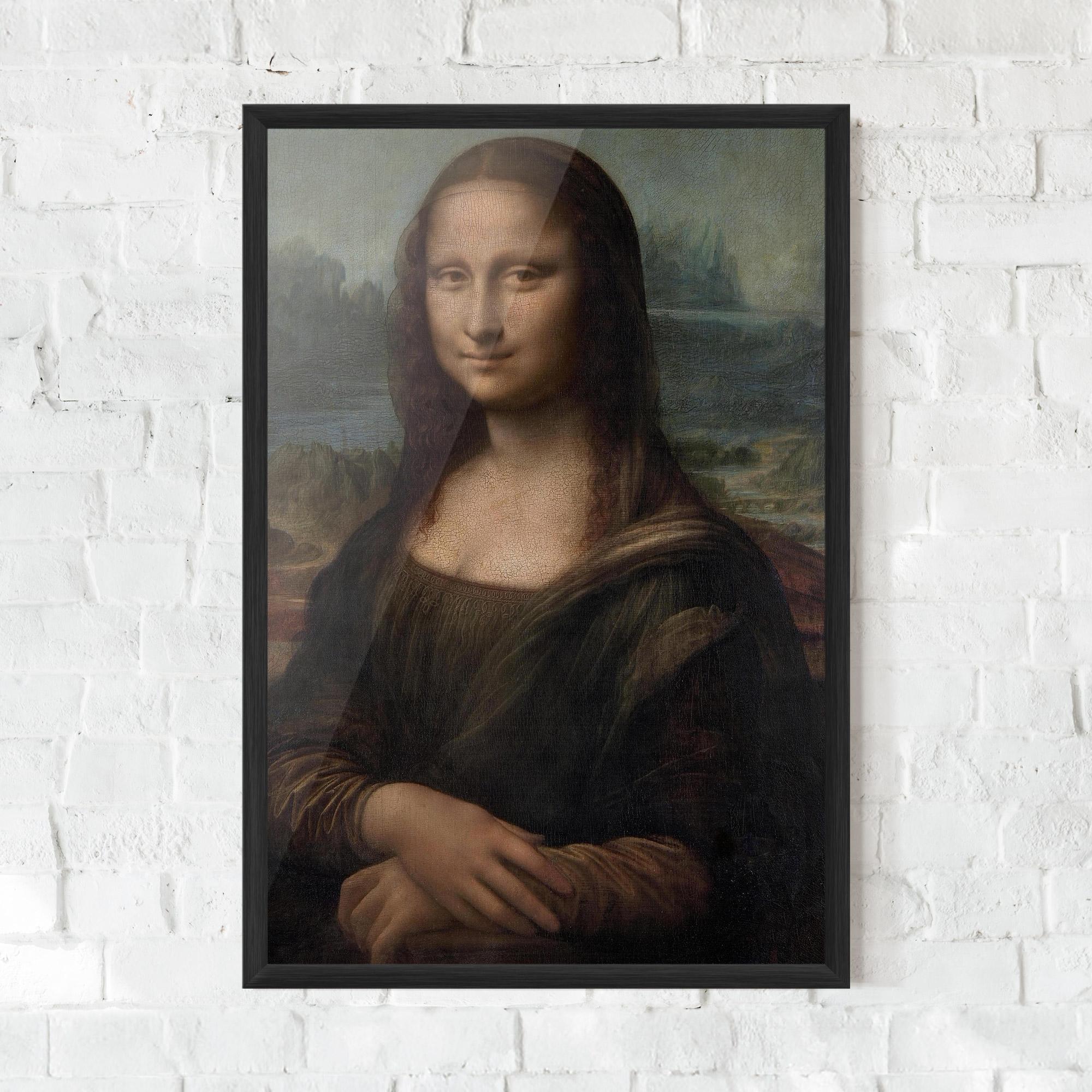 Poster Înrămat Mona Lisa By Leonardo Da Vinci mockup 0