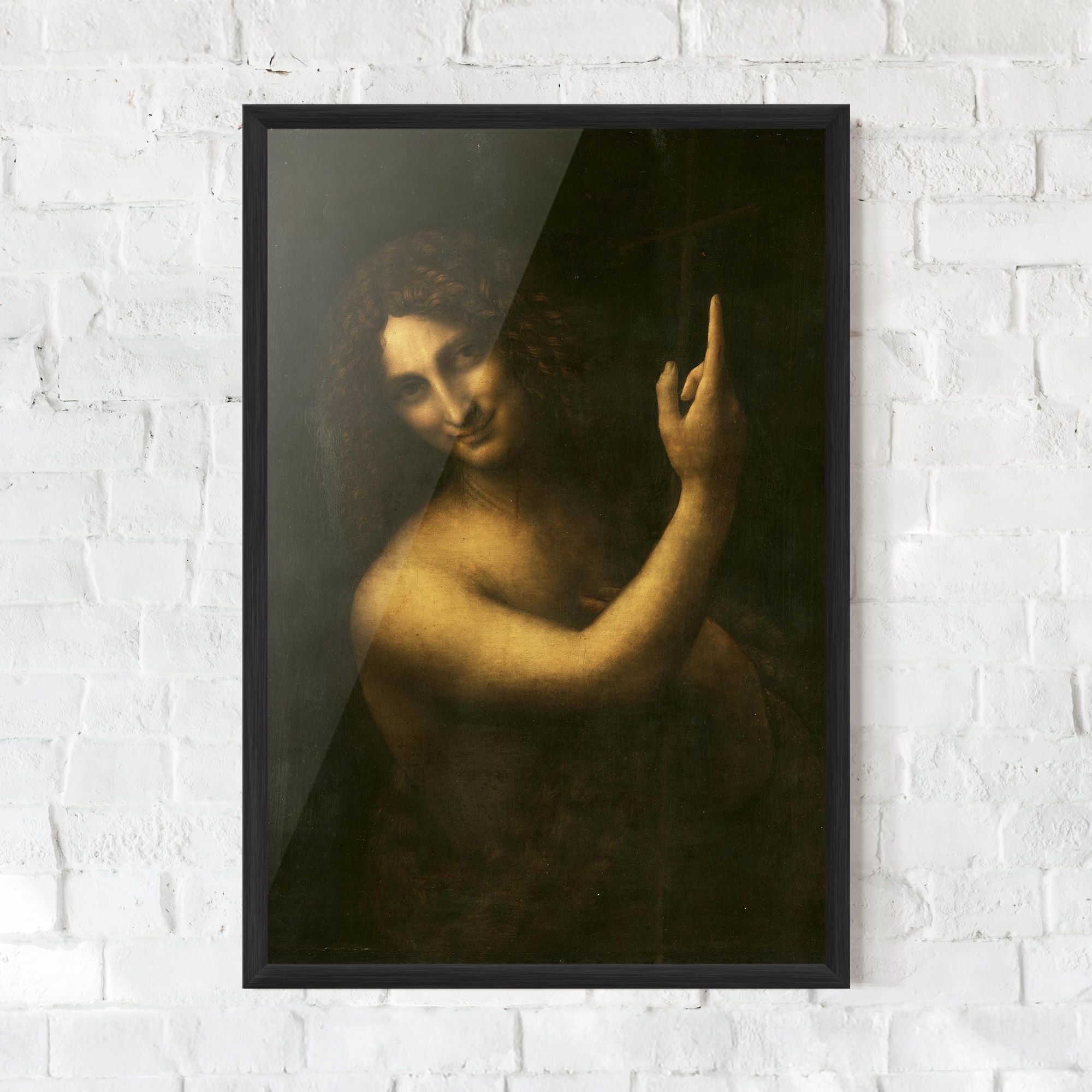 Poster Înrămat Seonardo Da Vinci Saint John The Baptist