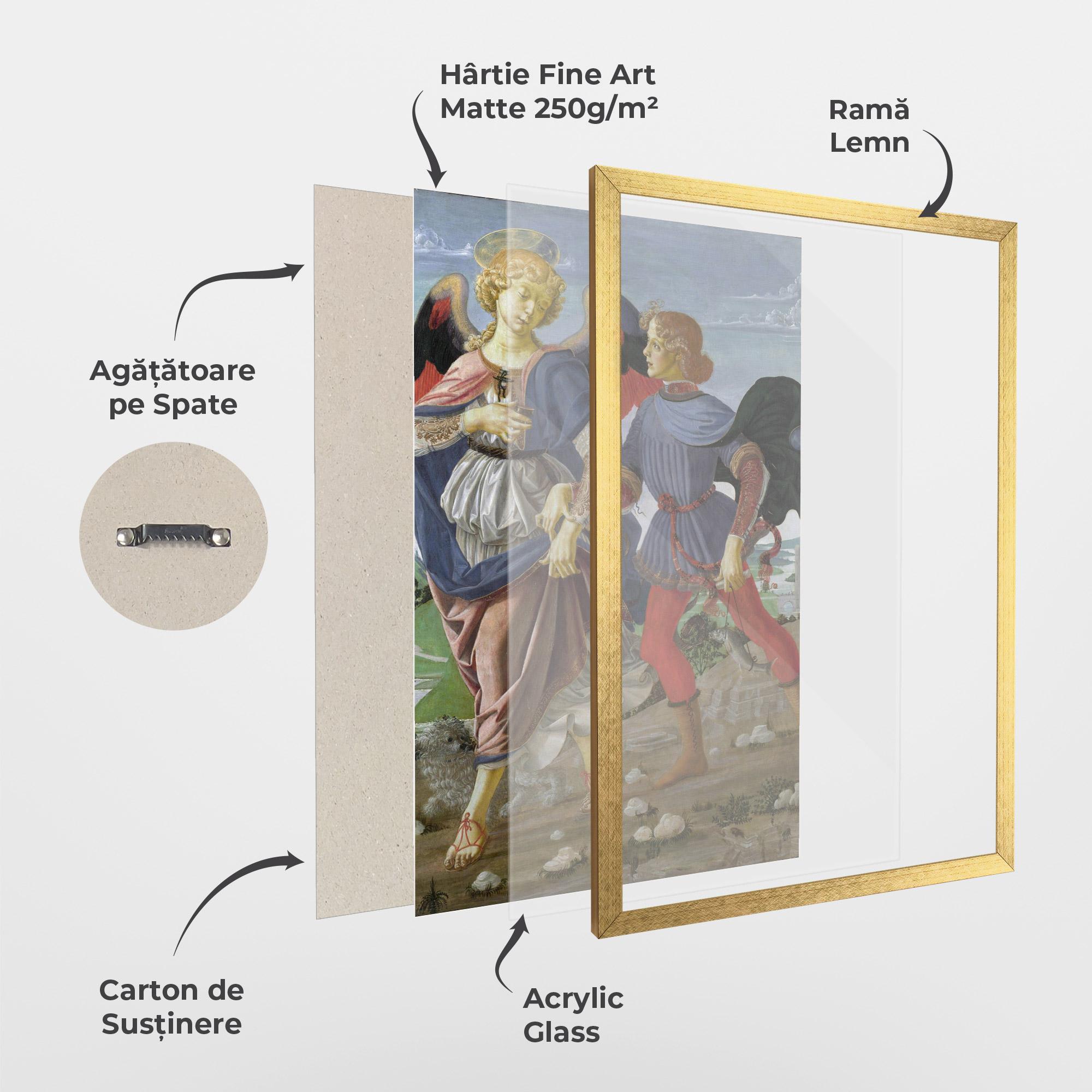 Poster Înrămat Tobias And The Angel mockup 1