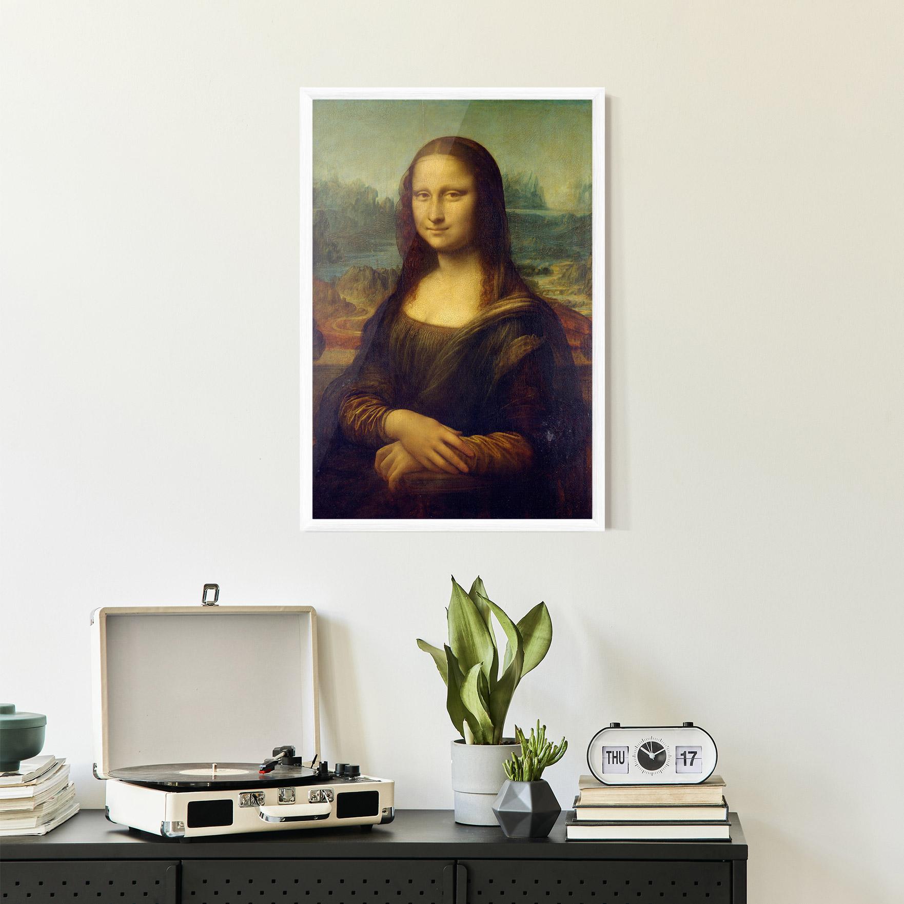 Poster Înrămat Gioconda By Leonardo Da Vinci mockup 2