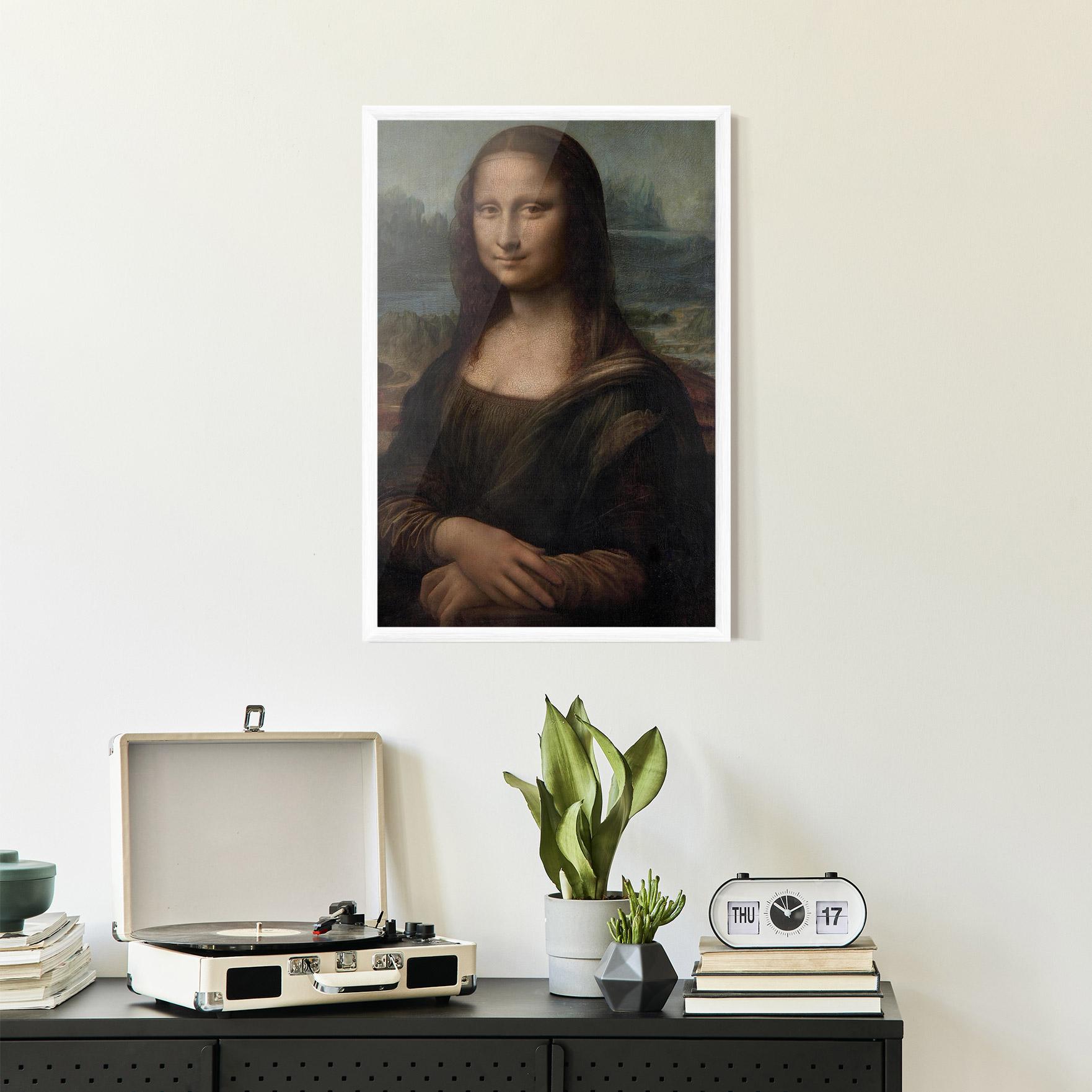 Poster Înrămat Mona Lisa By Leonardo Da Vinci mockup 2