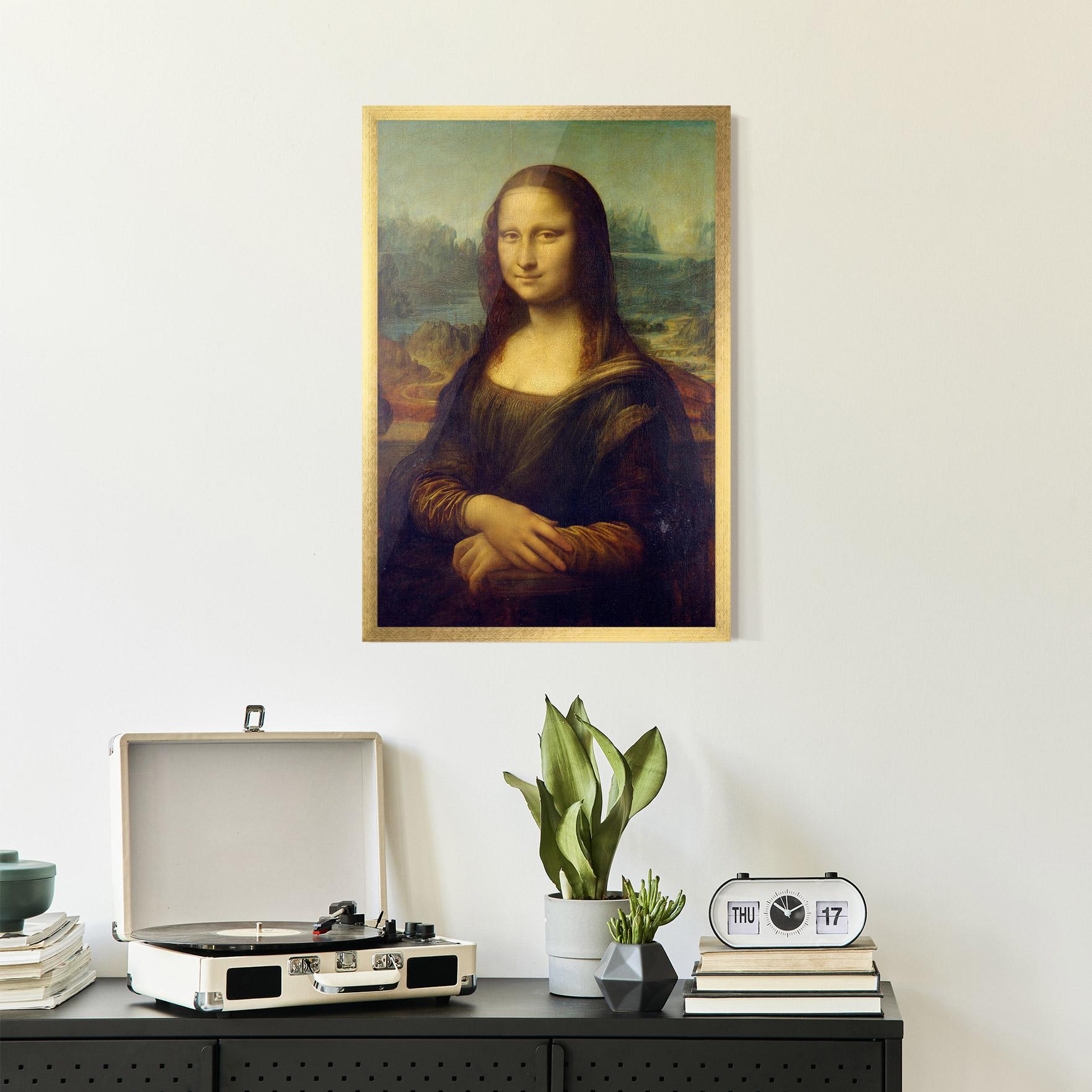 Poster Înrămat Gioconda By Leonardo Da Vinci mockup 2