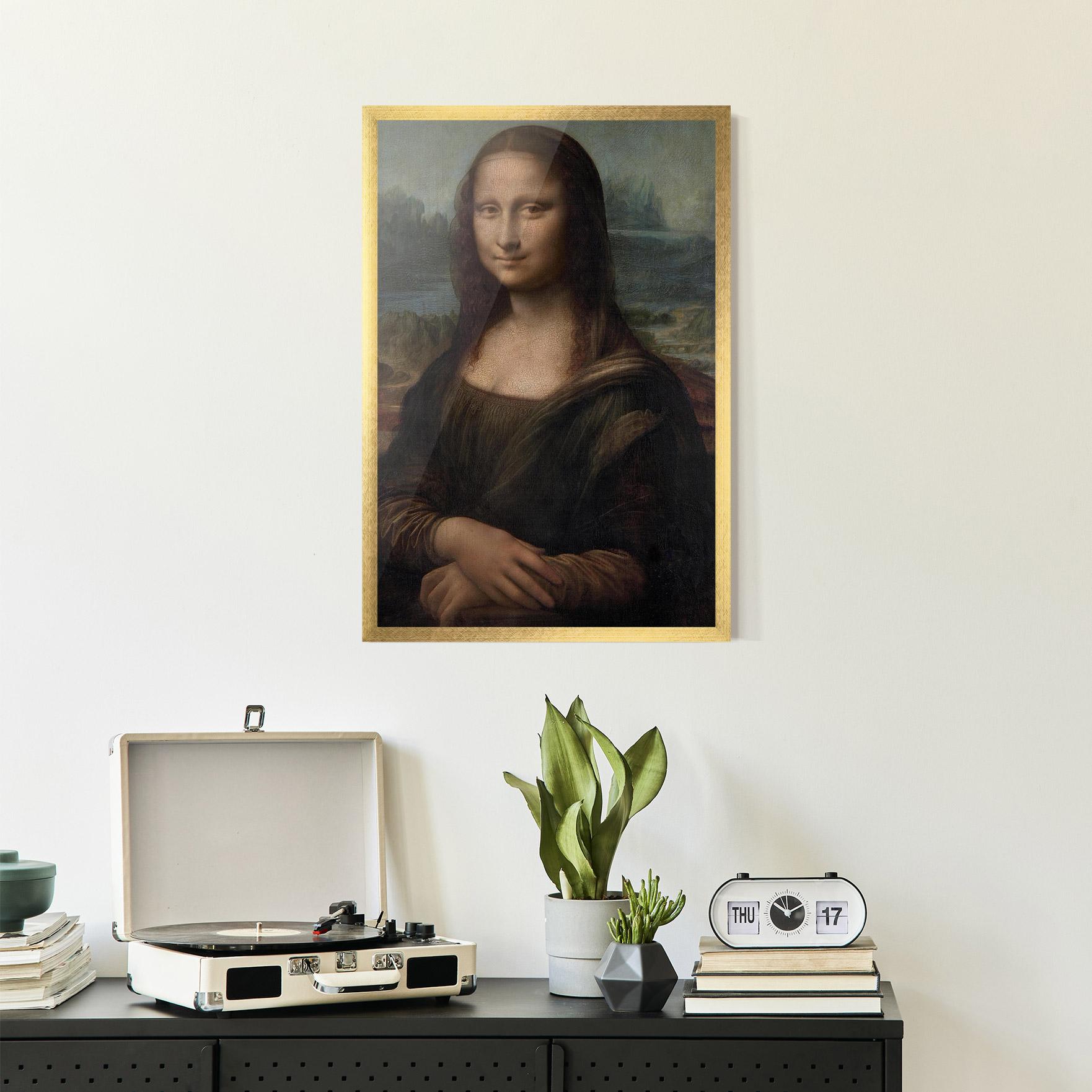 Poster Înrămat Mona Lisa By Leonardo Da Vinci mockup 2